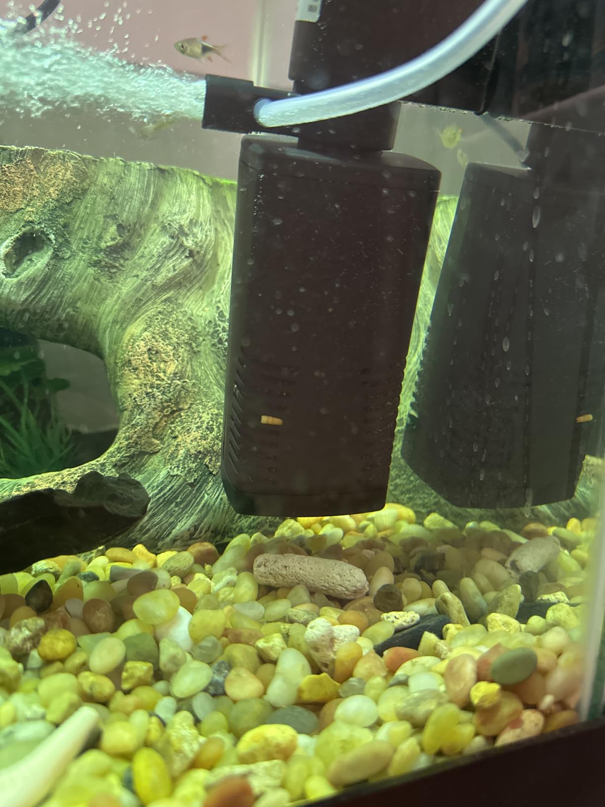Internal Aquarium Filter for 75-200 Gallons Tank, Removable, Submersible Fish Tank Filter, 400GPH Powerful Pump for Large Fish Tanks, Turtle Tanks, Deodorization Decontamination Filter System customer photo 2
