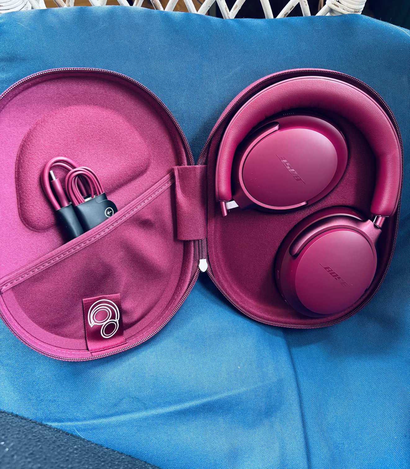 QuietComfort Ultra Bluetooth Headphones, Wireless Headphones with Spatial Audio, Over Ear Noise Cancelling with Mic, Up to 24 Hours of Playtime, Deep Plum - Limited Edition Color customer photo 1