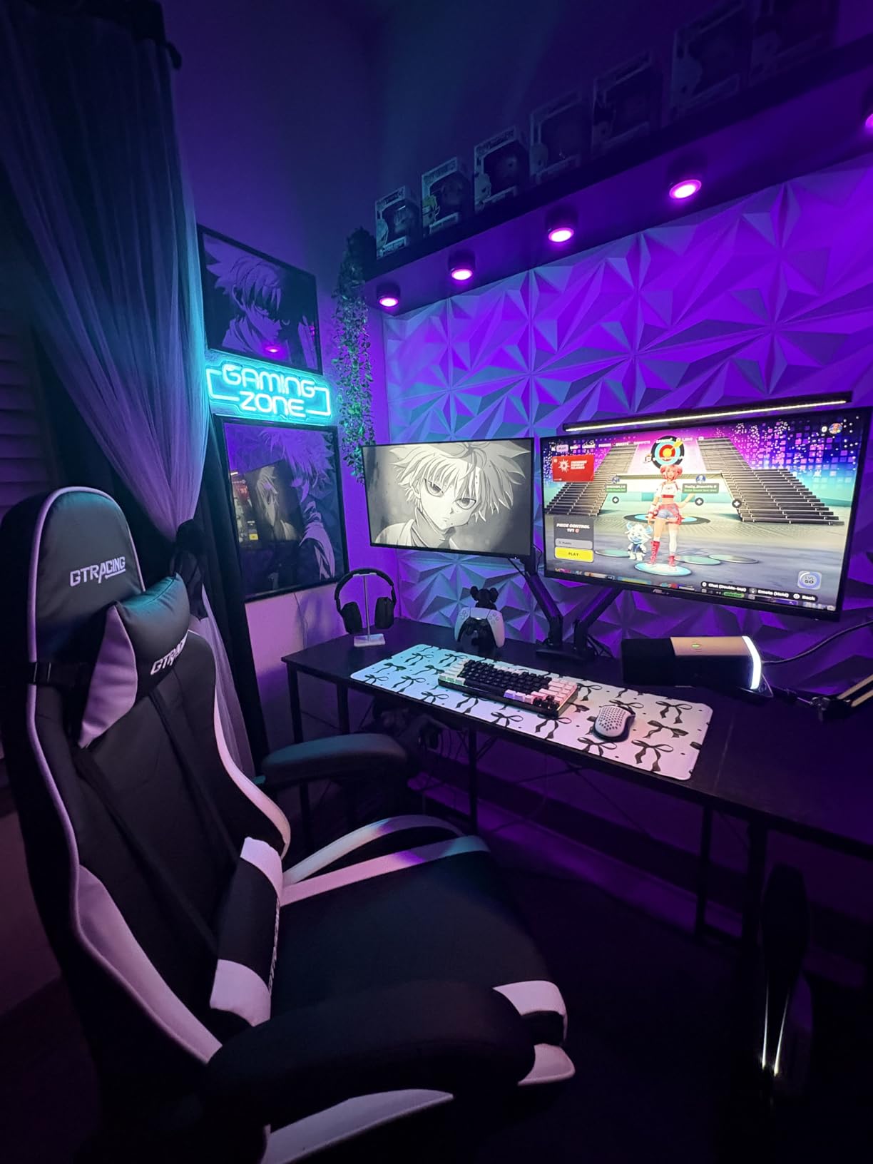 Gaming Zone Neon Sign, Game Zone Neon Sign for Teens Gamer Room Decor, Gaming Light Neon Sign for Gaming Wall Decor, Led Neon Gaming Sign for Gamer Gifts Boys customer photo 1