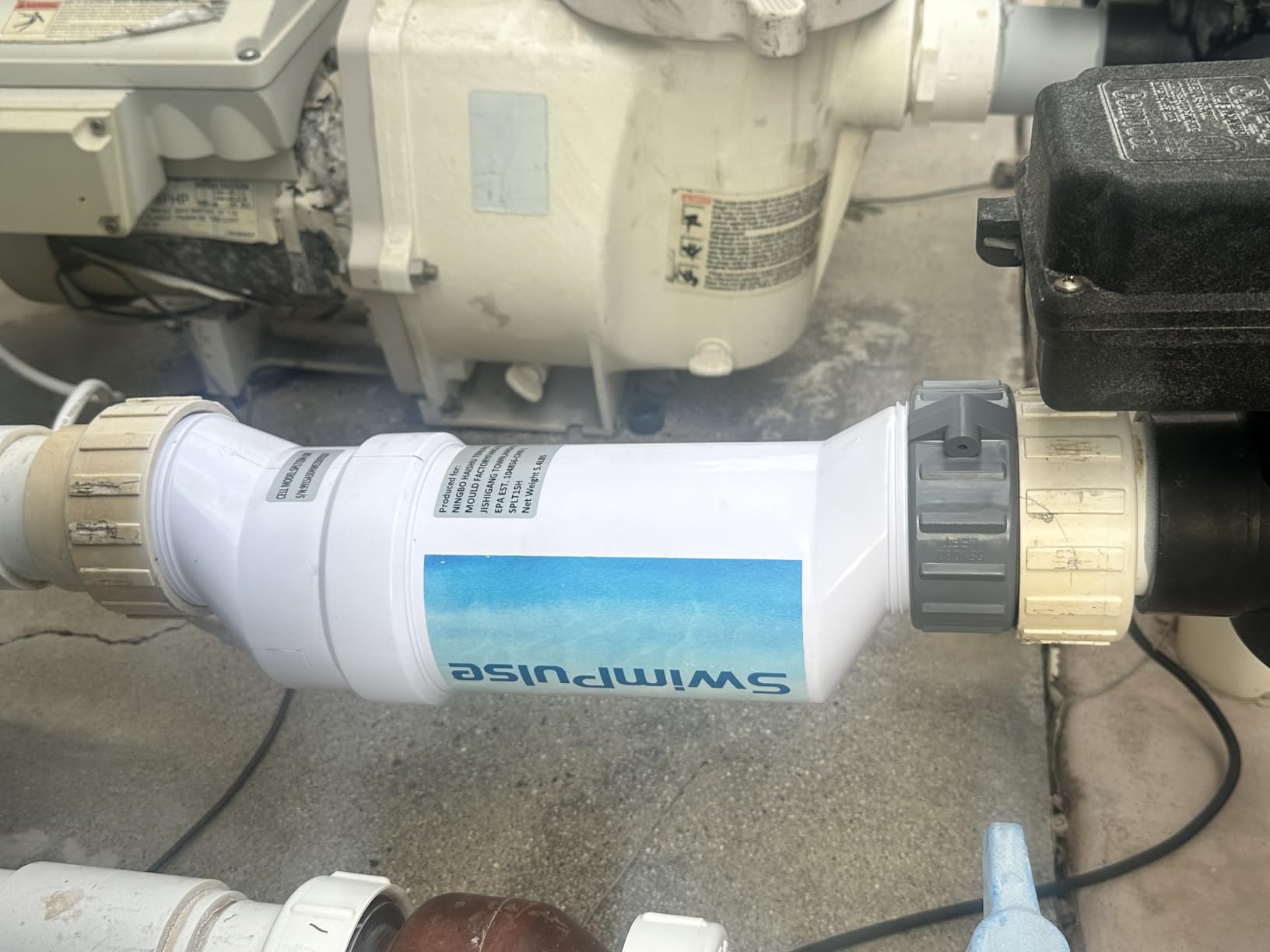 Salt Cell - up to 40,000 Gallons Swimming Pool Chlorine Generator, Salt Cell for Pool, Chlorination Pool Salt Cell Fits for Hayward W3T-CELL-15 BL1T15H customer photo 2