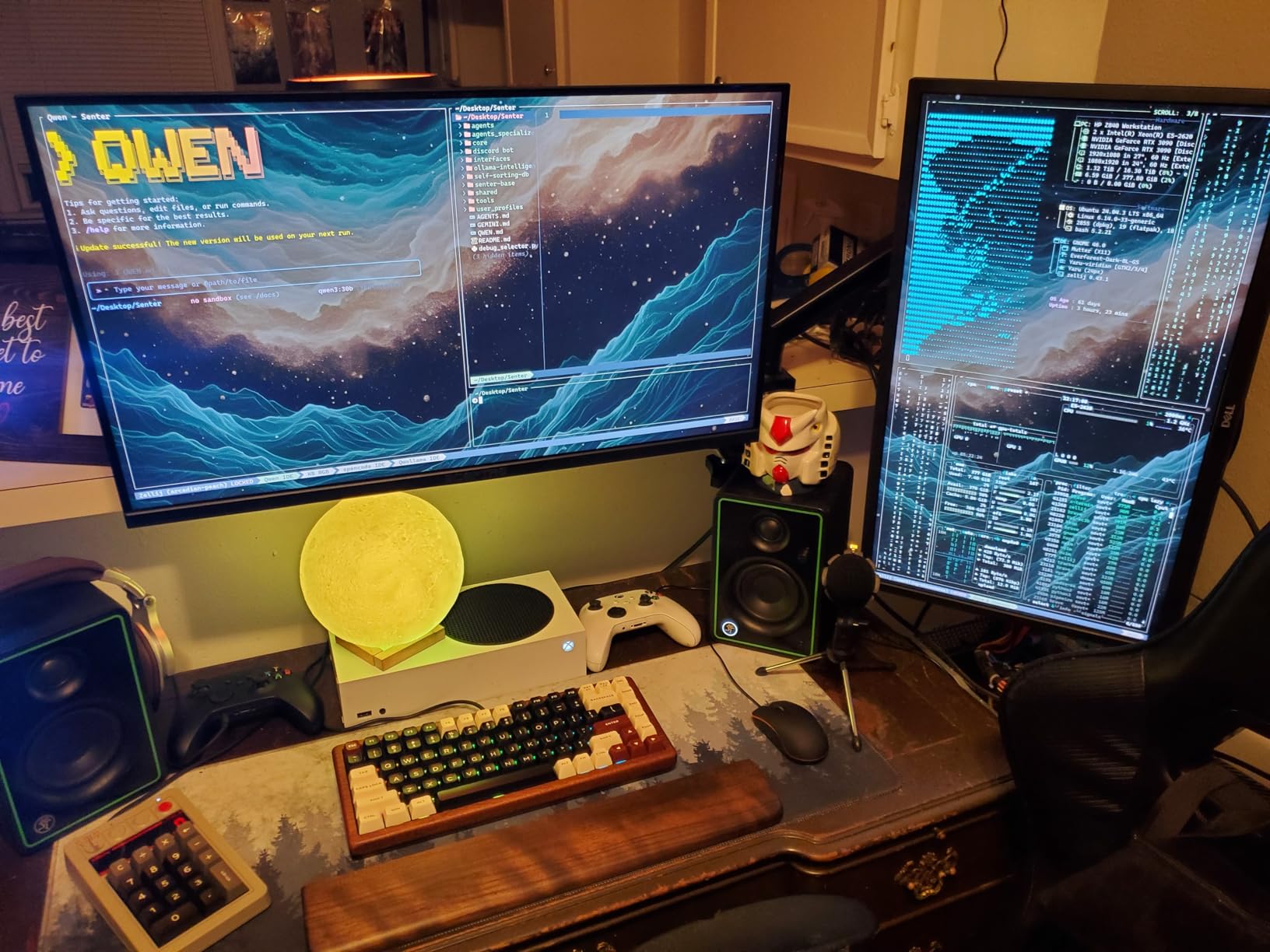 GLENCREAG WK84 USB-C Wired Wooden Mechanical Keyboard, 75% Layout 84 Keys, RGB Backlit, Hot-Swappable Green Switches, QMK/VIA Programmable, for Gaming & Typing customer photo 1