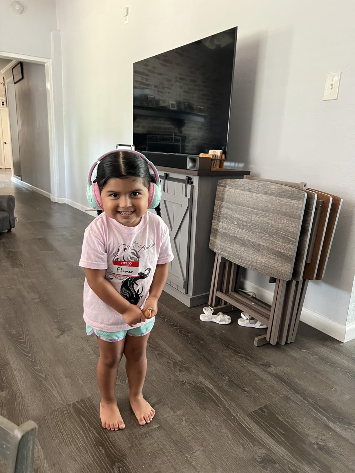 iClever BTH27 Toddler Headphones for 2+ Year Old - CPC Certified, 75/80dBA Safe Volume Limited, 74H Playtime, Bluetooth 5.4 customer photo 1