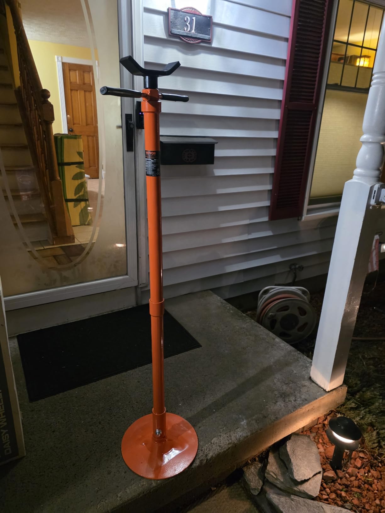 VEVOR Underhoist Support Stand, 3/4 Ton (1653 lbs) Capacity Under Hoist Jack Stand with Two Wheels, Lifting from 51.97