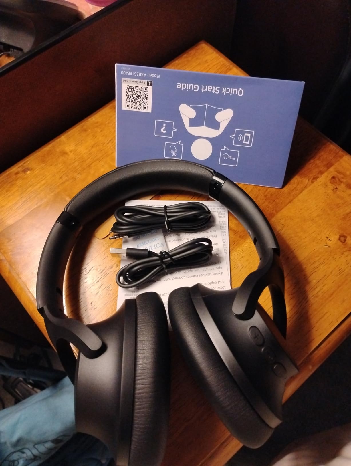 1Mii Y8+ Hybrid Active Noise Cancelling Headphones, 100H Ultra Playtime, Bluetooth 6.0 Over Ear, Wireless Hi-Res Audio & Deep Bass, Comfort for Travel & Home Office, AI Chat & Custom EQ via APP, Black customer photo 2