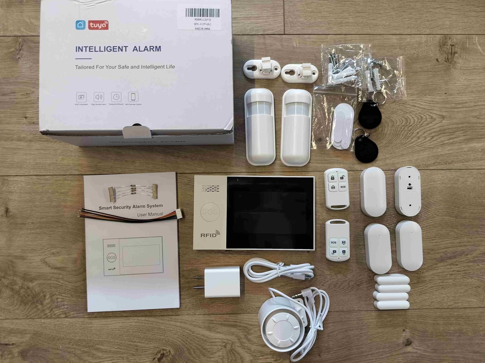 PGST Alarm System for Home Security,4G/Tuya App Real-Time Alerts,4 Door/Window Sensors,2 Motion Sensors,Voice Control by Alexa and Google,3 Modes Changing by Armed/Disarmed/Stay At Home customer photo 2