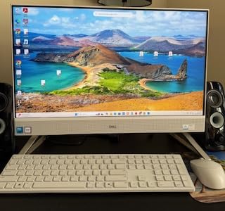 Dell 24 All-in-One Desktop ec2425-23.8-inch FHD Display, Intel Core 3 Processor 100U, Intel Graphics, 8GB DDR5 RAM, 512GB SSD, Windows 11 Home, Onsite Service+6 Months Retail Migrate - White customer photo 1