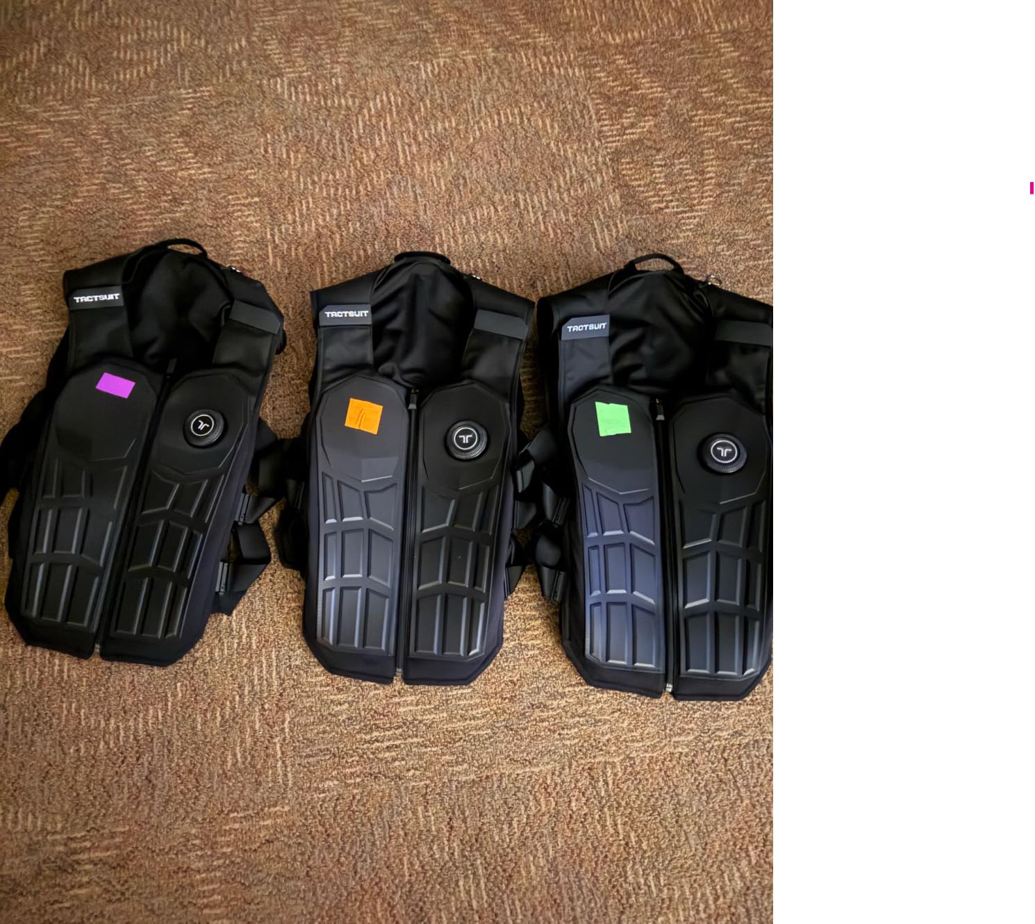 bHaptics TactSuit Pro - Immersive Haptic Vest for VR, PC Gaming, Audio-to-Haptics, Sim Racing - 32 Feedback Motors and Mesh Lining customer photo 3