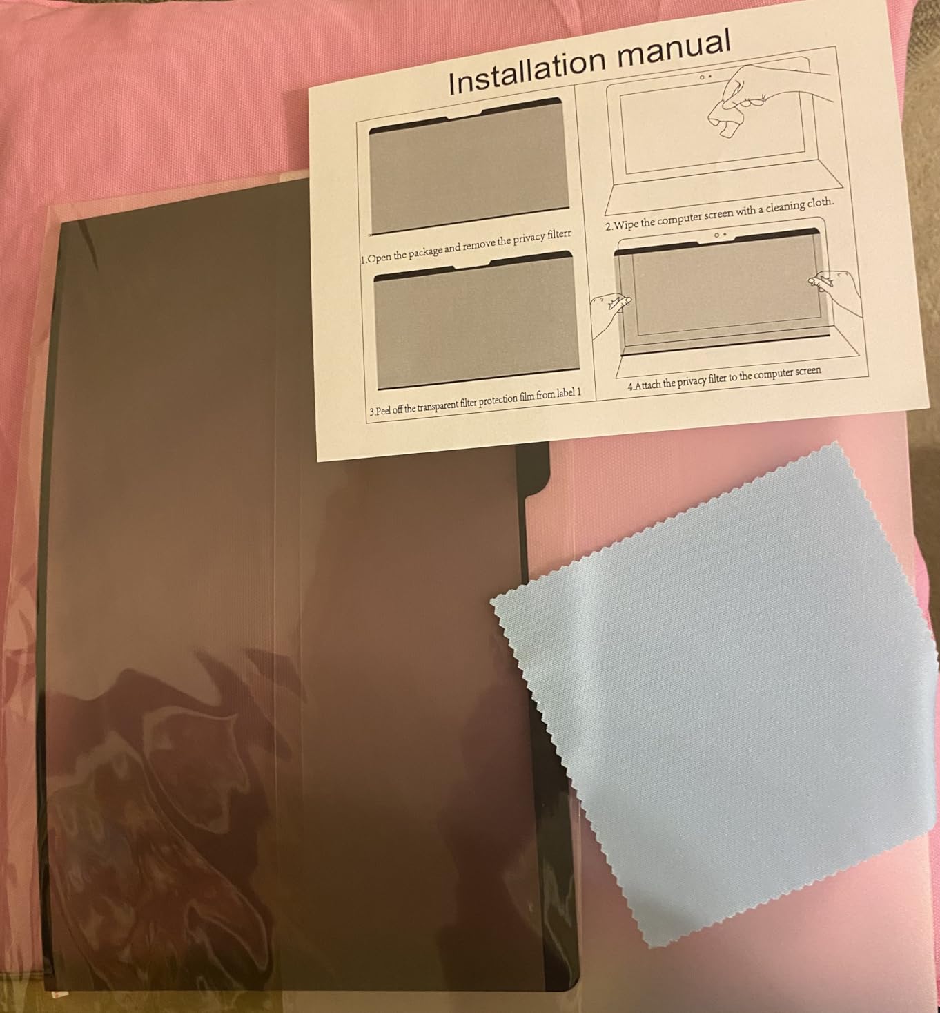 Magnetic Privacy Screen Protector Compatible with Macbook Pro 16 Inch 2021-2026 M1 M2 M3 M4 M5 Pro Max, Removable Laptop Screen Protector Privacy Screen Filter Shield Anti Glare Anti Spy customer photo 2