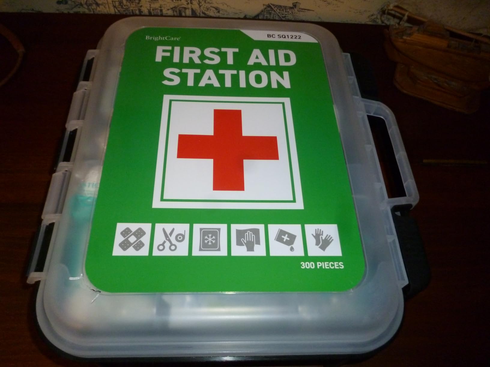 Large Wall Mountable & Portable First Aid Kit Cabinet for Business, Office, School, Warehouse & Workplace Safety - OSHA Compliant Emergency Medical Supplies with Tilting Shelves & Mounting Hardware customer photo 2