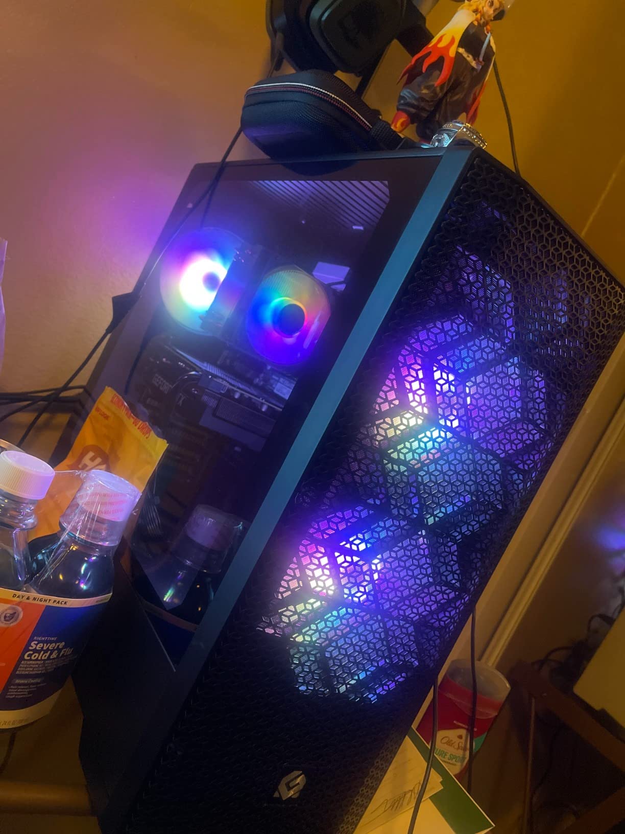Skytech Gaming Azure 3 Desktop PC, Ryzen 7 7700X 4.5 GHz (5.4GHz), NVIDIA RTX 4060 8GB, 2TB NVMe SSD, 16GB DDR5 RAM 5200, 650W Gold PSU, 360mm ARGB AIO, Wi-Fi, Win 11 customer photo 1