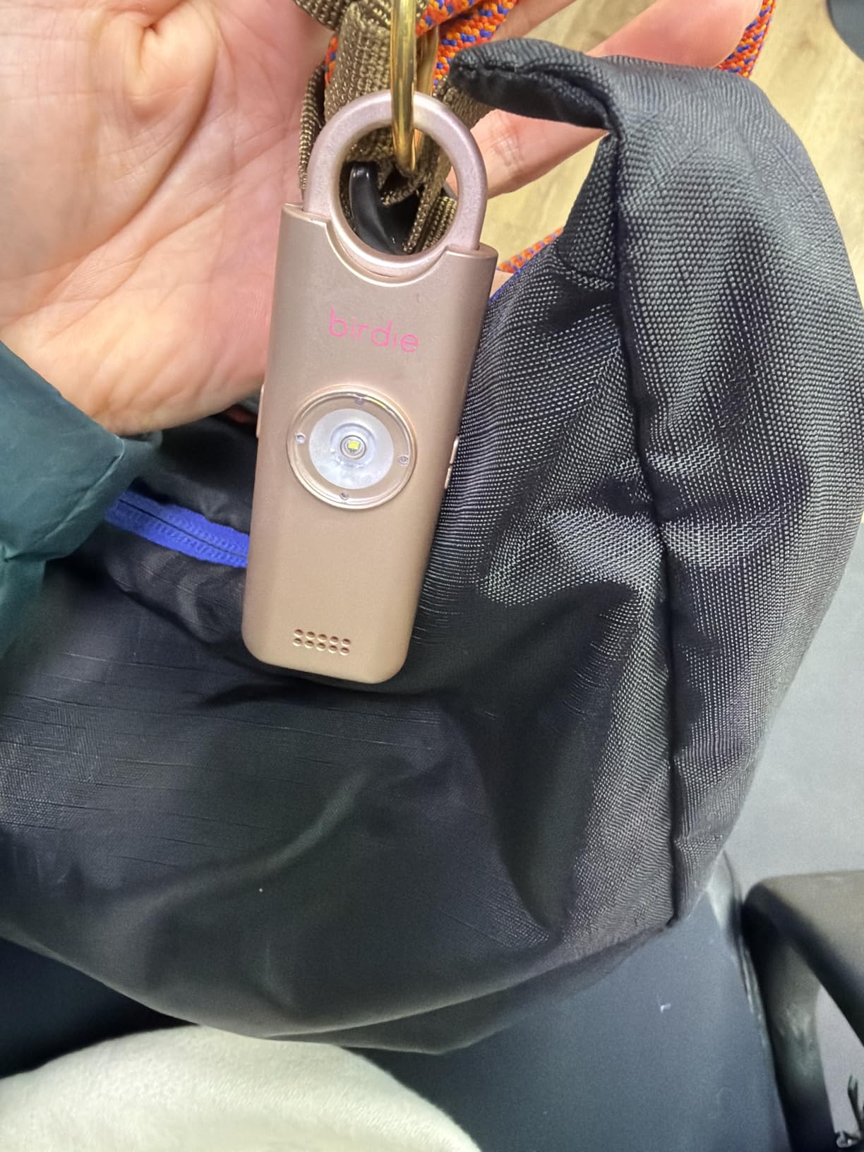 She's Birdie 3.0 New Version - The Original Personal Safety Alarm for Women by Women - Loud Siren, Flash Light and Rechargeable Battery in a Variety of Colors (Charcoal Black) customer photo 2