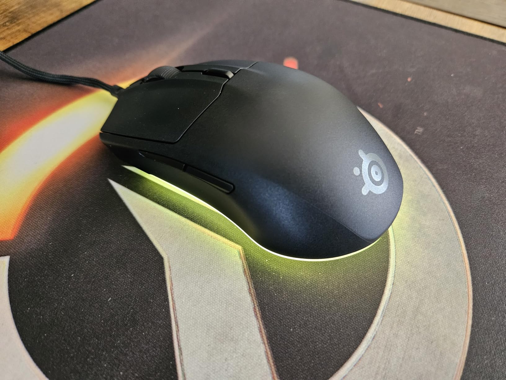 SteelSeries Rival 3 Gen 2 Gaming Mouse - 8500 DPI TrueMove Core Optical Sensor - 60 Million Click Durability - Low Latency - 77g Lightweight - 100% PTFE Feet - RGB - Black customer photo 1