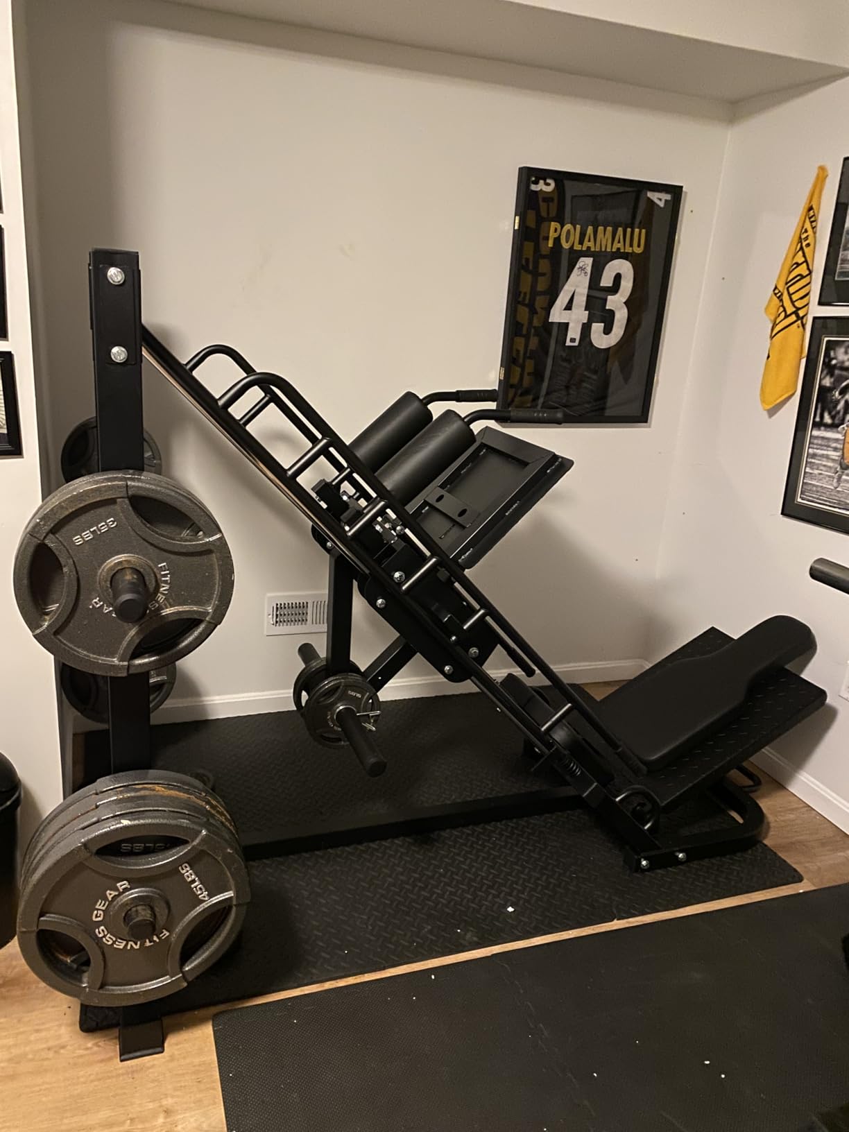 Dripex Leg Press Machine, Leg Press Machines for Home Gym, Professional Leg Press Hack Squat Machine Combo with 4 Weight Plate Storage Holders for Full Lower Body Workout customer photo 2