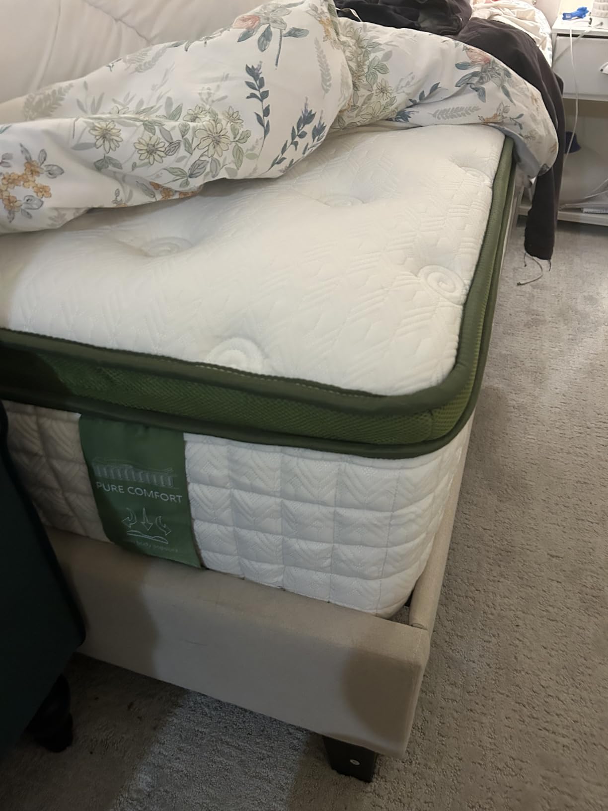 BedStory Medium Firm Queen Mattress, 14 Inch Hotel Collection Hybrid Mattresses -Targeted Lumbar & Shoulder Support for Back Pain Relief, Fiberglass-Free, CertiPUR-US Certified, 365-Night Trial customer photo 2