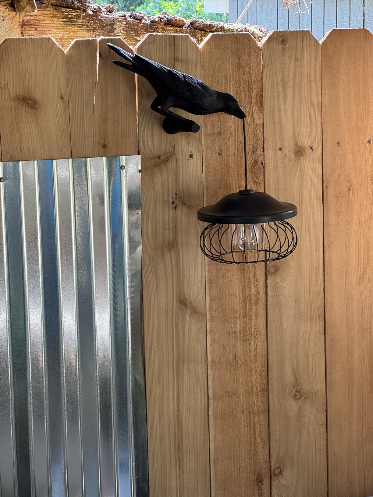ropelux Solar Shed Light Outdoor Indoor, Bright 2000LM 5 Modes (Daytime Available) Lamp with 3 Color Temps Dual Motion Sensor Remote, Hanging Pendant Lights for Gazebo Barn Garage Shop customer photo 2