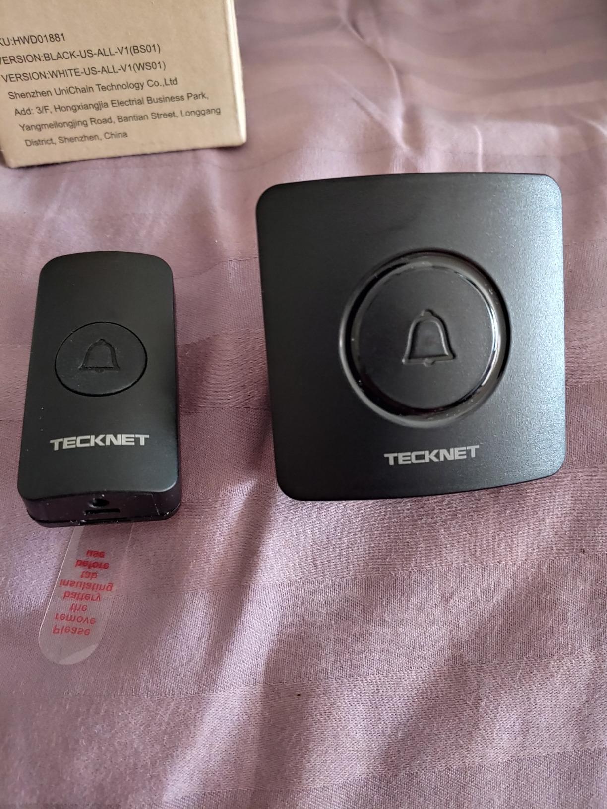 TECKNET Solar Wireless Driveway Alarm with 2600FT Long Range & 36 Melodies & 5 Volumes and Supports 4 Zones Weatherproof Motion Sensor Alarm to Protect Inside/Outside Property (1 Receiver 1 Sensor) customer photo 1
