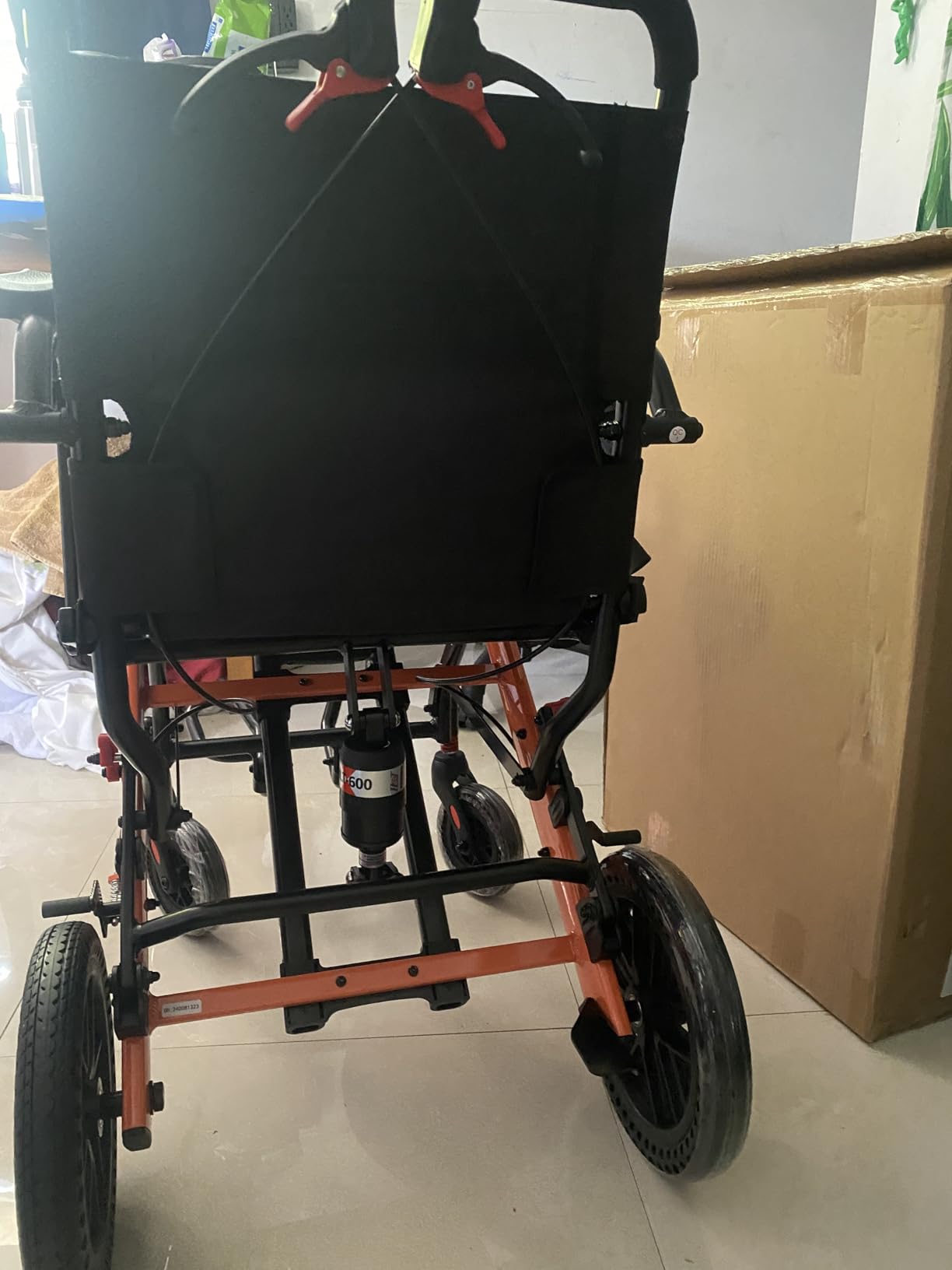 5-in-1 Reclining Wheelchairs, Waterproof Shower Bathroom Wheelchair, Transport Wheelchairs customer photo 2