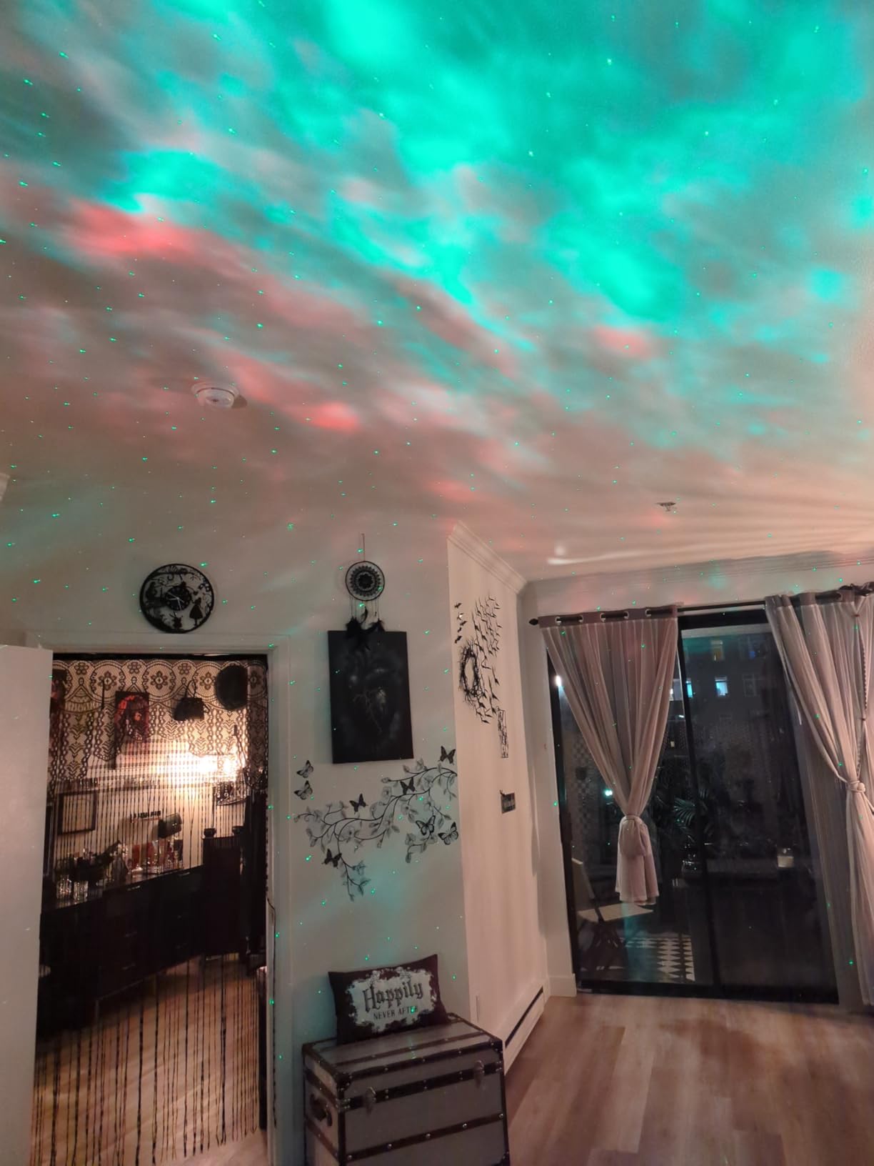 Laser Safety Certified Star Projector, 900+ Sq.ft Wall Ceiling Coverage, 3-Way Control (App/Alexa/Manual),16M Color Galaxy Light for Kids Adults Bedroom, Room Decor, Party, Valentines Day Gifts customer photo 1