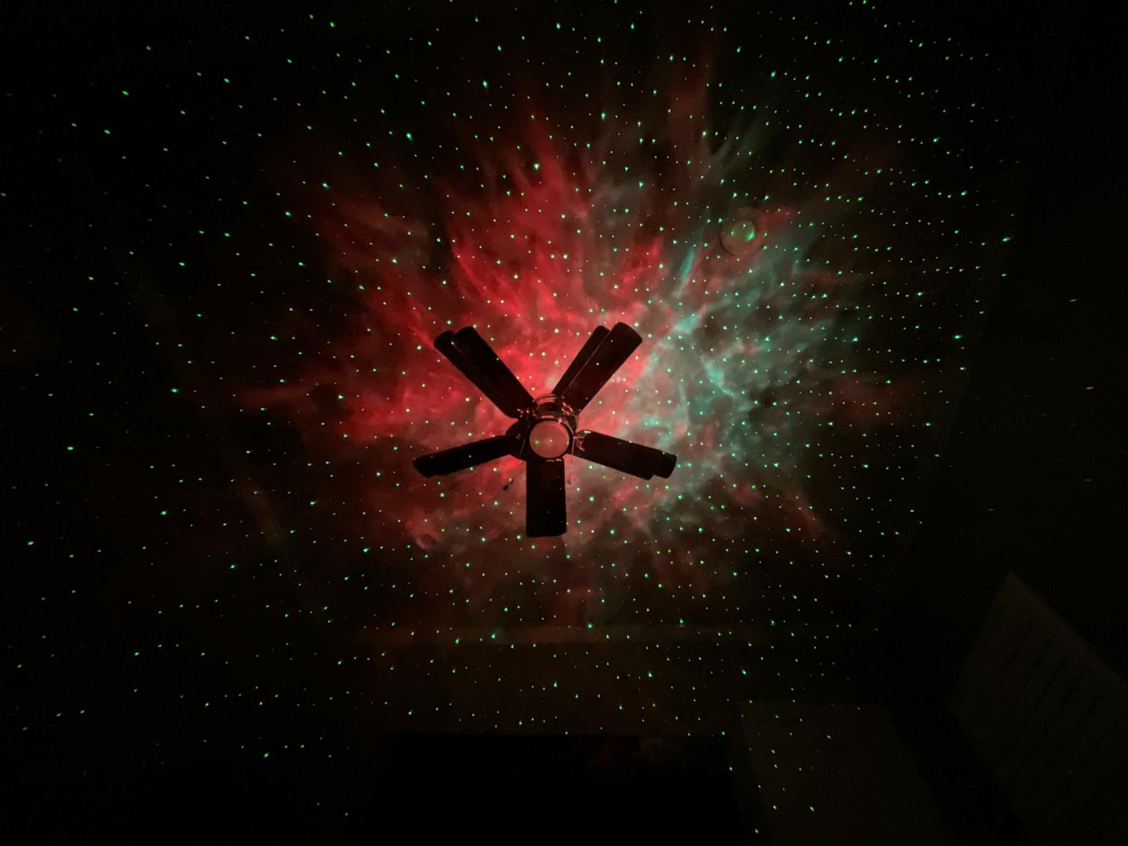 Laser Safety Certified Star Projector, 900+ Sq.ft Wall Ceiling Coverage, 3-Way Control (App/Alexa/Manual),16M Color Galaxy Light for Kids Adults Bedroom, Room Decor, Party, Valentines Day Gifts customer photo 2