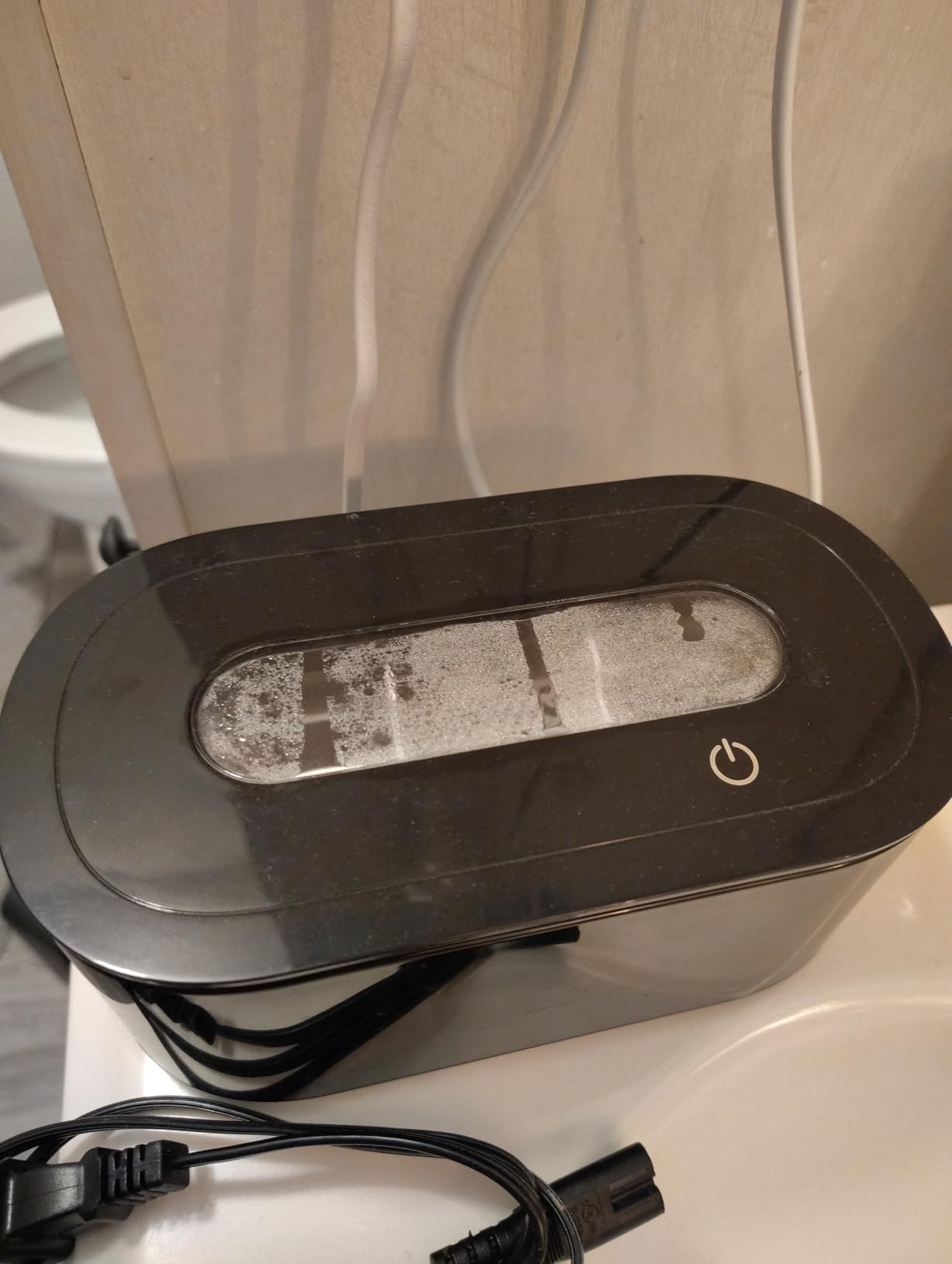 Ultrasonic Jewelry Cleaner, 48KHz Professional Ultrasonic Cleaner for Eyeglasses, Rings, Retainers, Dentures, 30W Jewelry Cleaner Ultrasonic Machine with Dual Cleaning Modes, Digital Timer customer photo 2