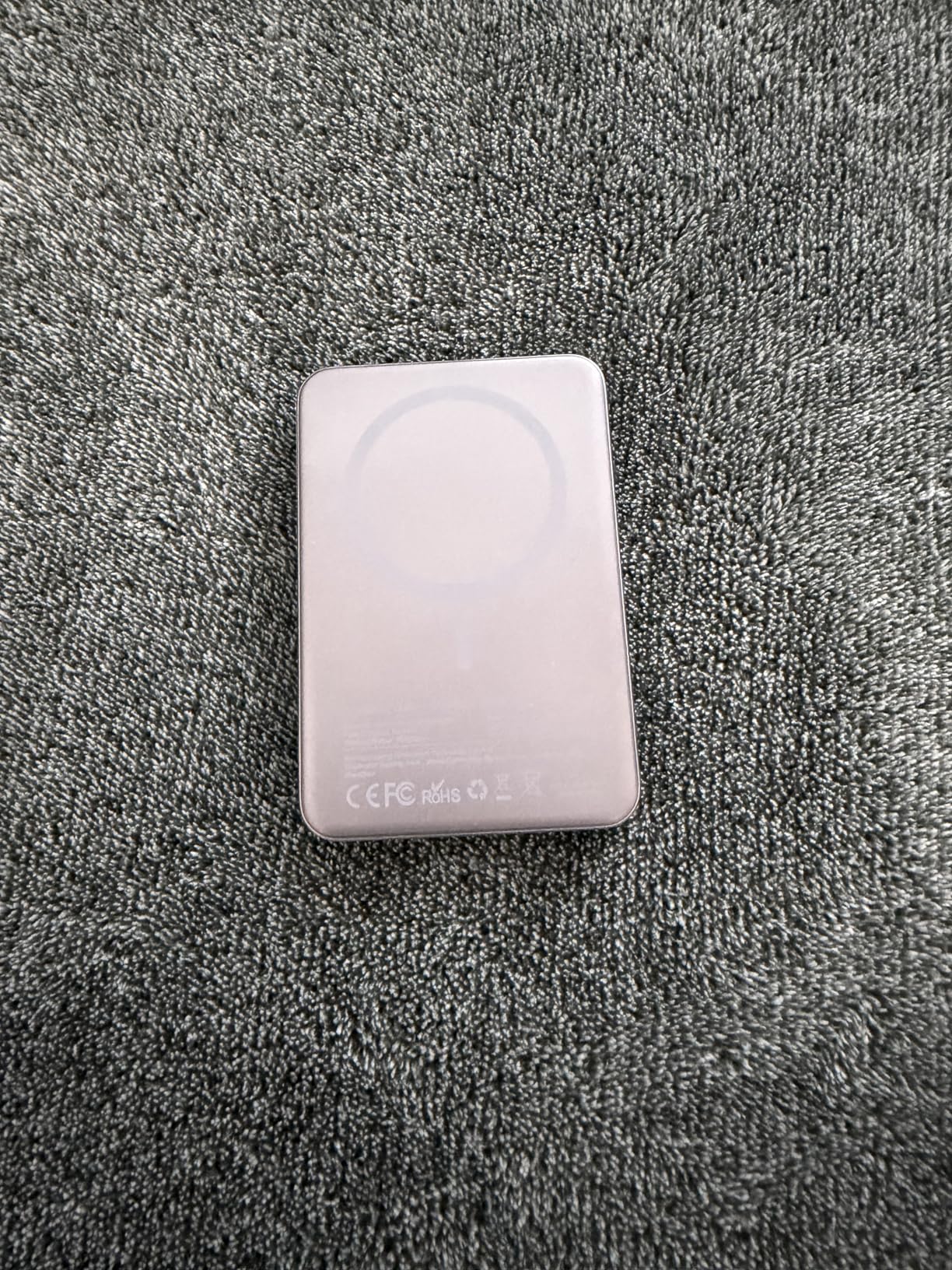 for Magsafe Portable Charger, 5000mAh Slim Wireless Magnetic Power Bank with USB C Charging, Travel Essential for Magsafe Battery Pack Compatible with iPhone 17/16/15/14/13/12 Series, Graphite Gray customer photo 1