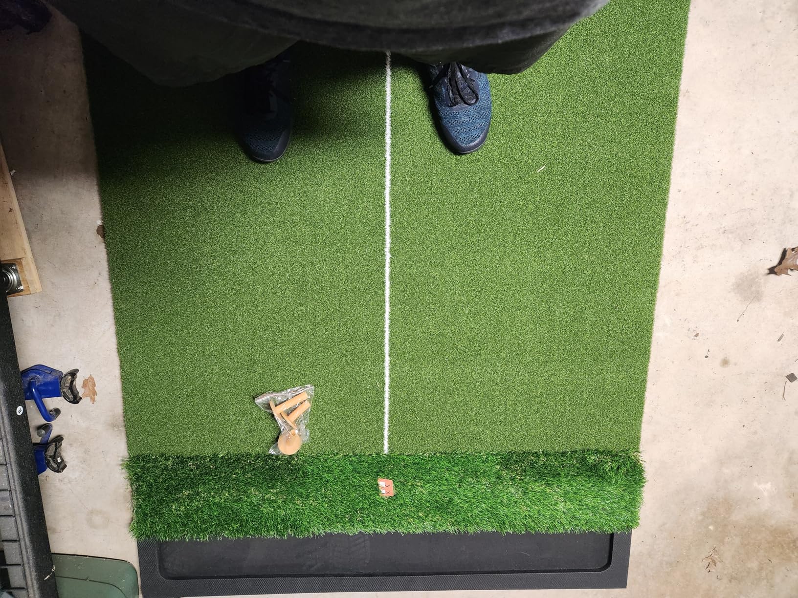 Dual Turf Golf Hitting Mat with Ball Tray, 5x4 & 6x4 ft, 26mm/31mm Thick, Alignment Aid, Golf Practice Mat Indoor & Outdoor, Driving & Chipping Pad Simulator Mat customer photo 1