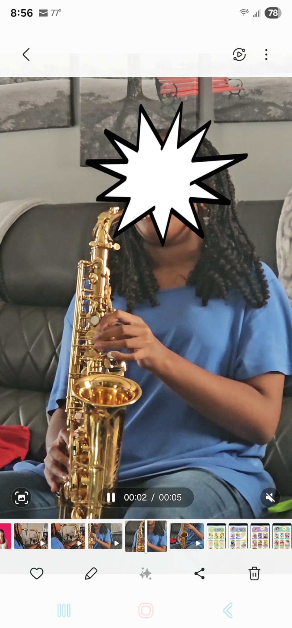 Tenor Saxophone Complete Kit w/Case, Mouthpiece, 10pc Reeds, Professional B Flat Tenor sax, Gold Brass Lacquer, Rich, Warm Tone for Jazz & Classical, Ideal for Students to Pros (Golden) customer photo 2