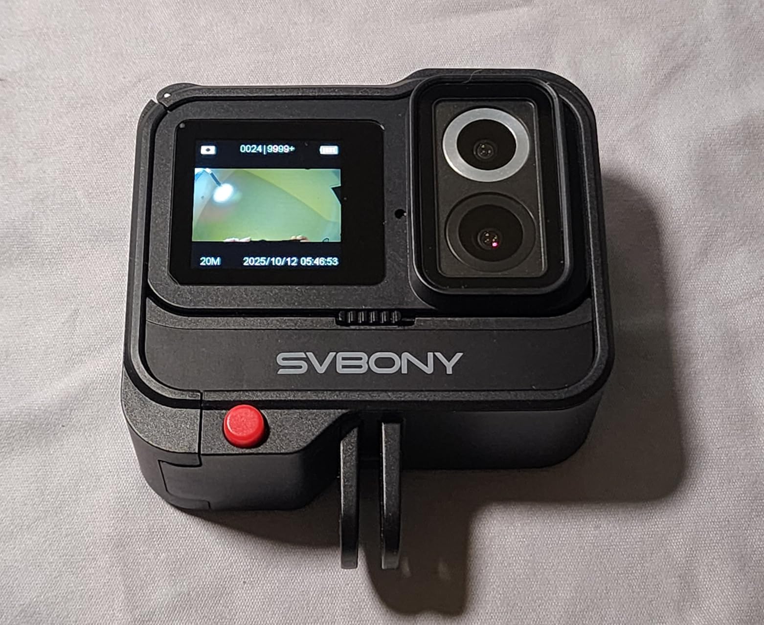 SVBONY SVGo 4K30FPS 20MP Action Camera, Dual Lens Underwater Camera, 6-Axis EIS Stabilization, 8X Zoom, Dual IPS Screen,100FT Waterproof with Case, Pre-Recorded for Vlogging,Snorkling,Camcorders customer photo 2