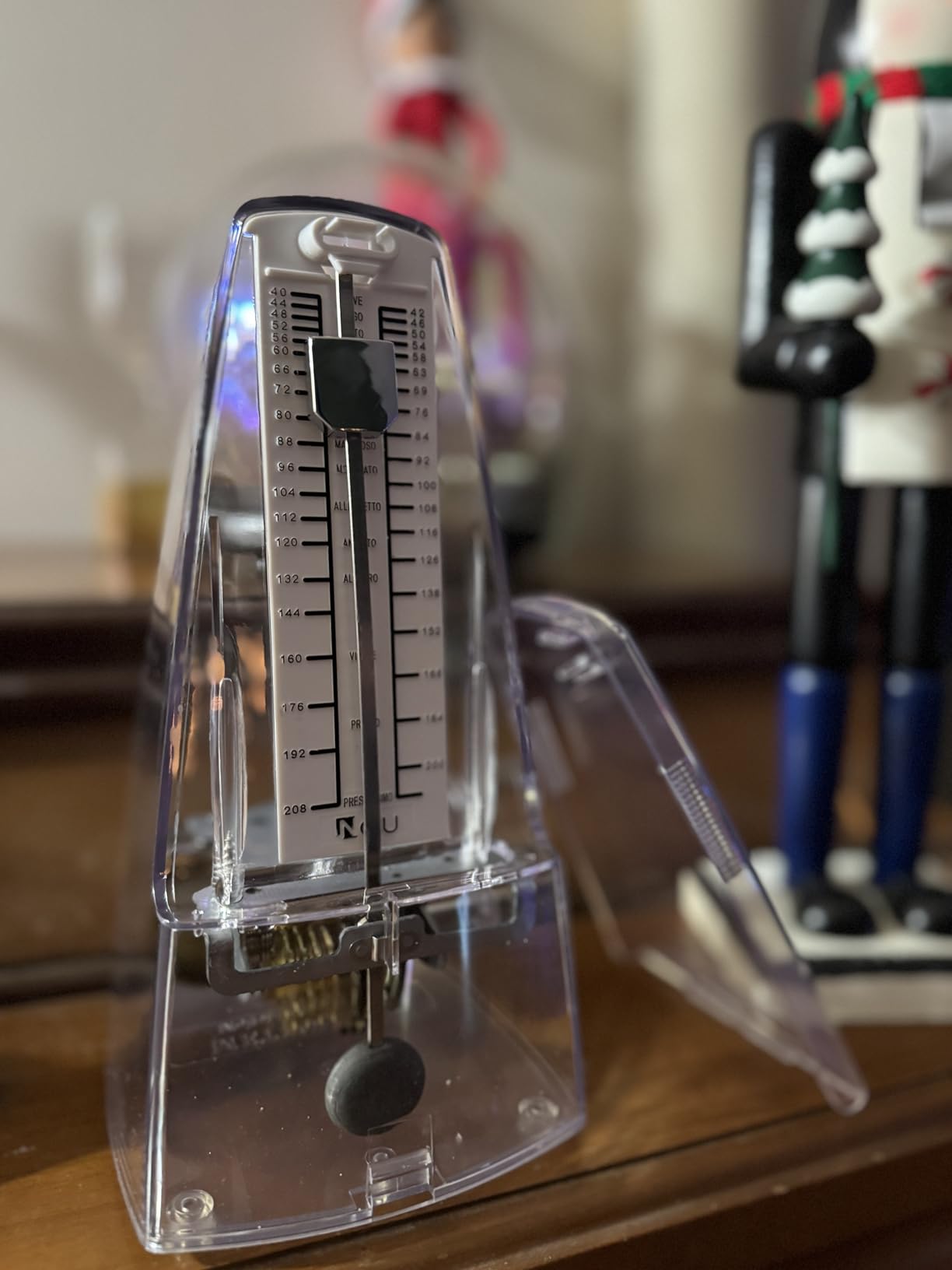 NALU Metronome - Classic Mechanical Wind-Up Design with Bell for Piano, Guitar, Violin & All Instruments customer photo 1