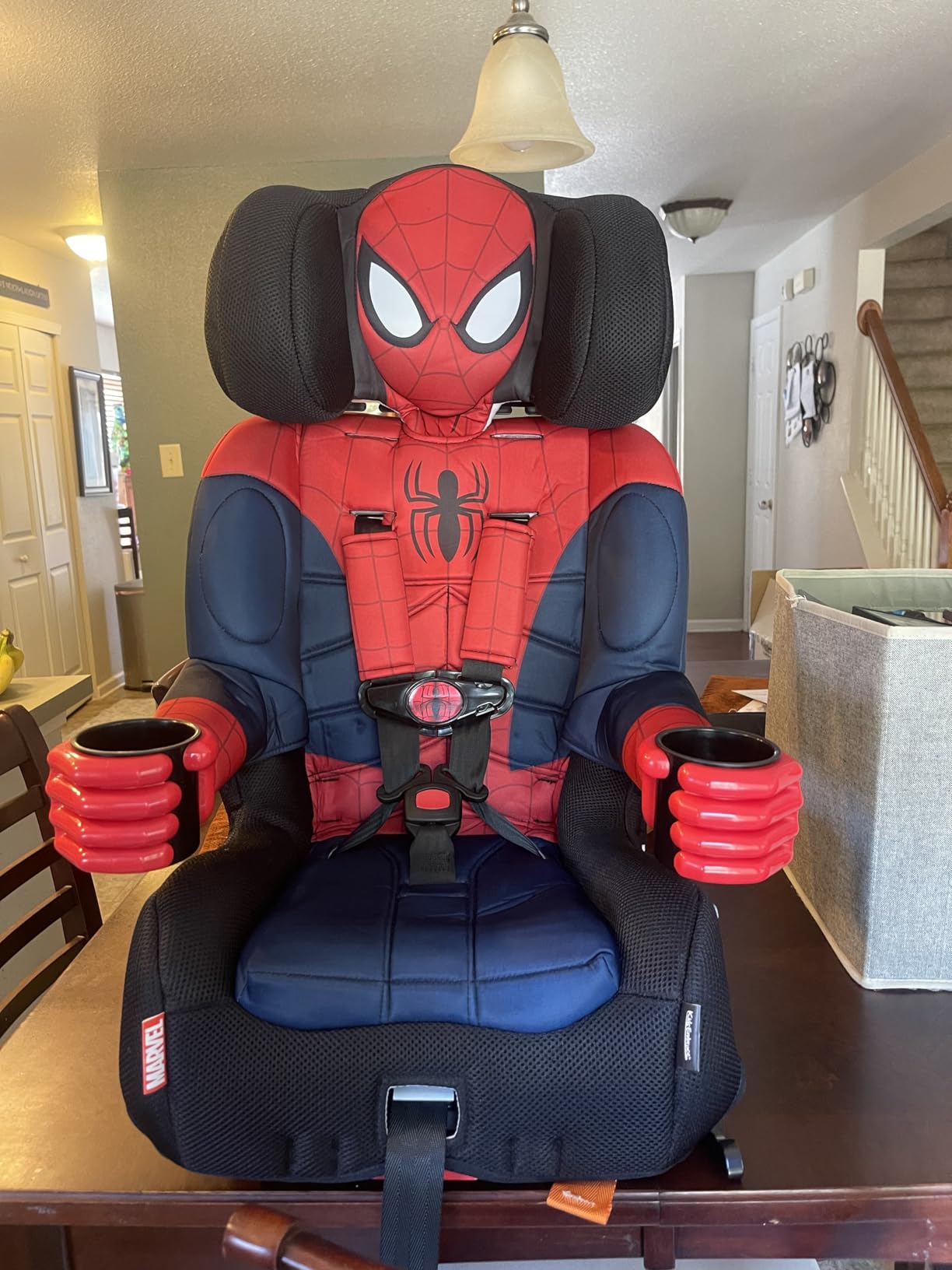 KidsEmbrace 2-in-1 Car Seat | Forward-Facing Harness (26.5-65 lbs) & Booster Mode (40-100 lbs) | Latch | Premium Fit with Multi-Position Headrest, Harness & Recline customer photo 2