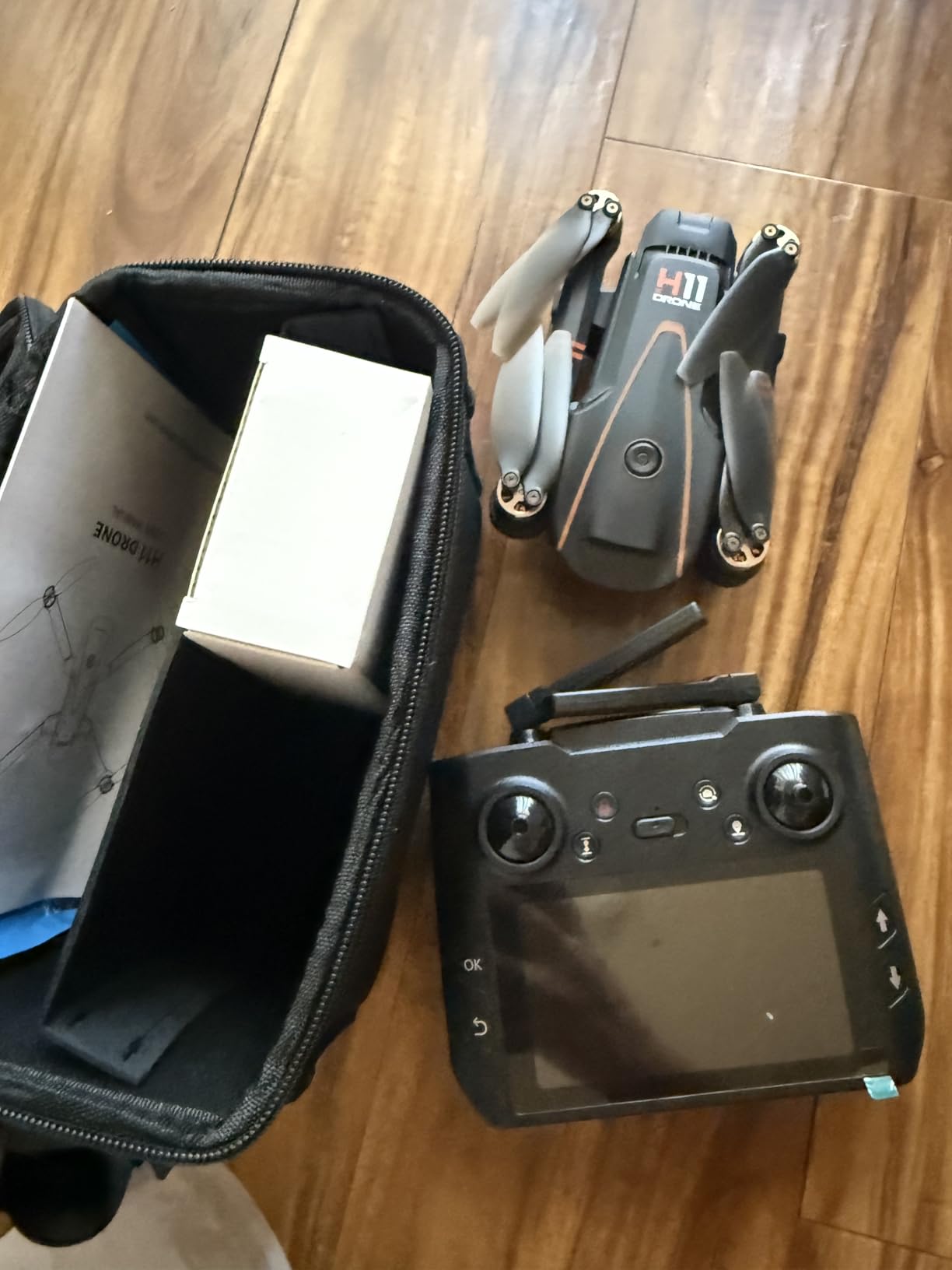 GPS Drone with EIS 4K Camera for Adults Kids, RC Drones with 4.5 inch HD Screen on Controller, Auto Return, 2 Batteries for 45 min Flight Time, Long Range Transmission, Circle Fly and Follow Me Mode customer photo 2