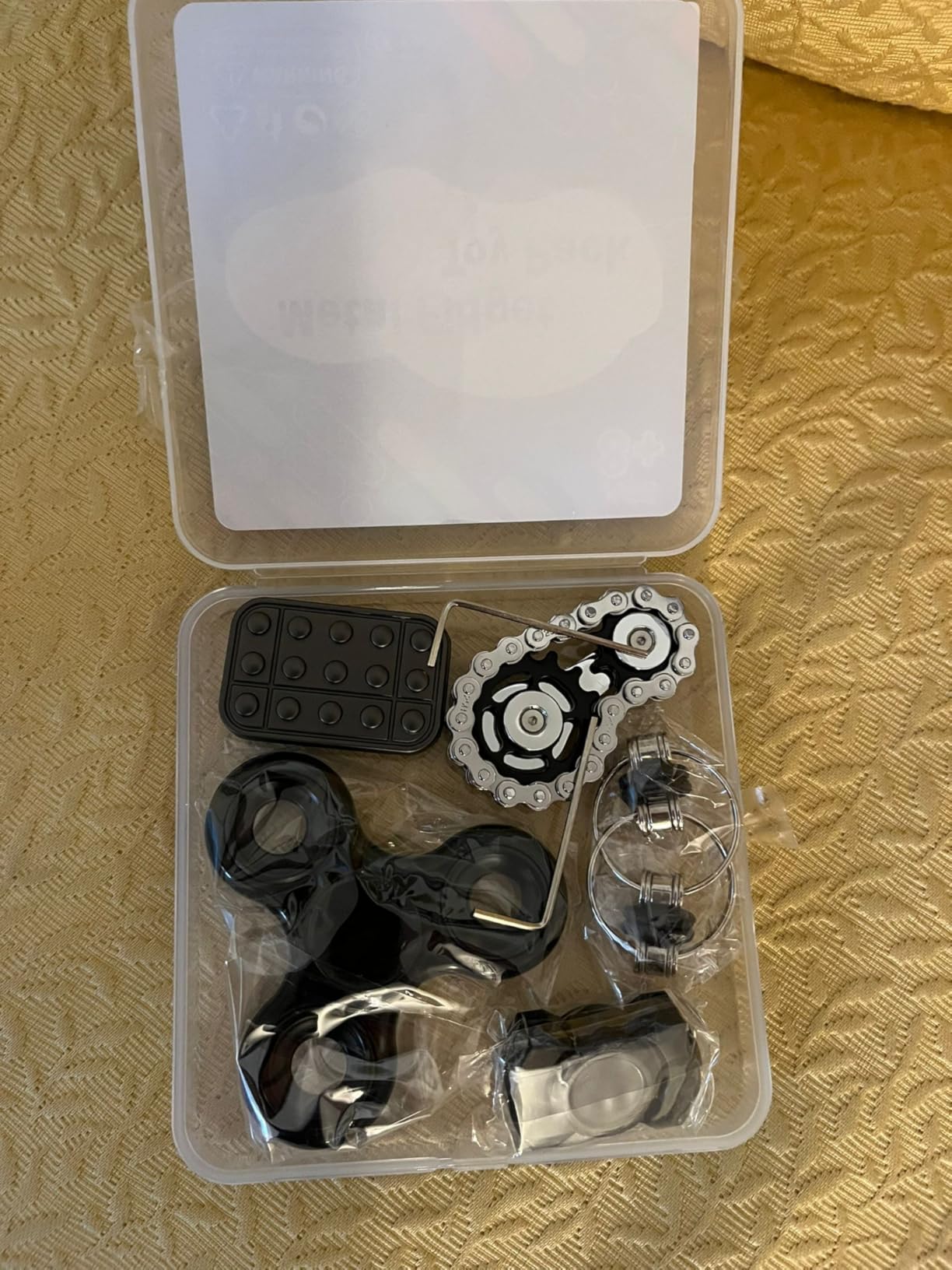 5 Pcs Fidget Toys Adults & Teen Metal Fidgets Spinner - Magnetic Slider customer photo 2
