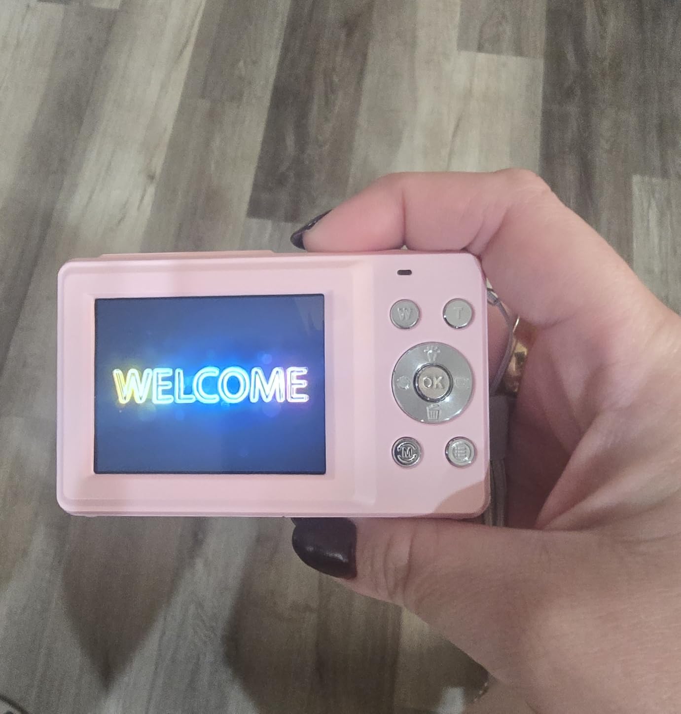 Digital Camera, Kids Camera FHD 1080P Point and Shoot Camera with 16X Zoom Anti Shake, Small Compact Camera for Teen Starter Children Kid Student Girl Boy (Pearl White) customer photo 2