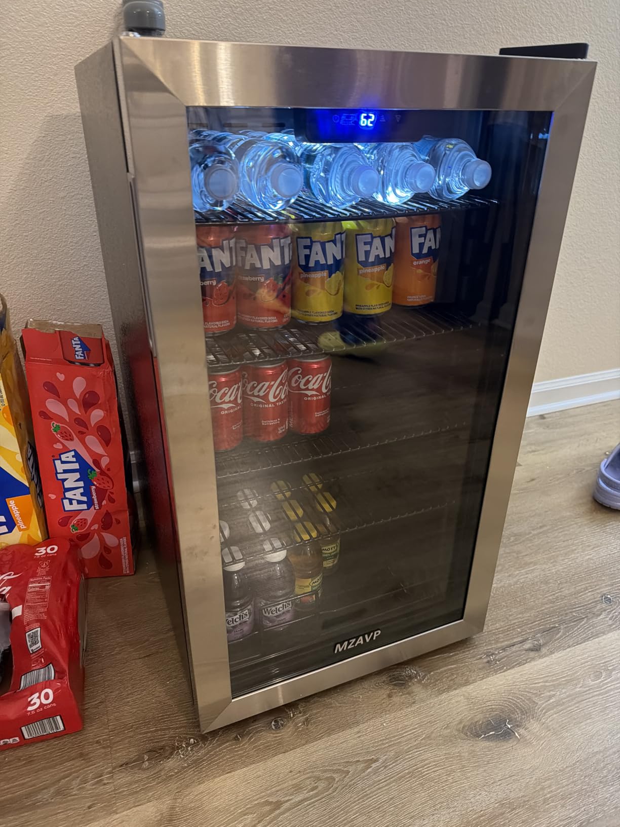 24 Inch Outdoor Beverage Refrigerator, Stainless Steel Beverage Fridge 180 Can Under Counter Built-in/Freestanding, Waterproof, Fast Cooling, Low Noise - Outdoor Refrigerator for Home and Patio customer photo 2