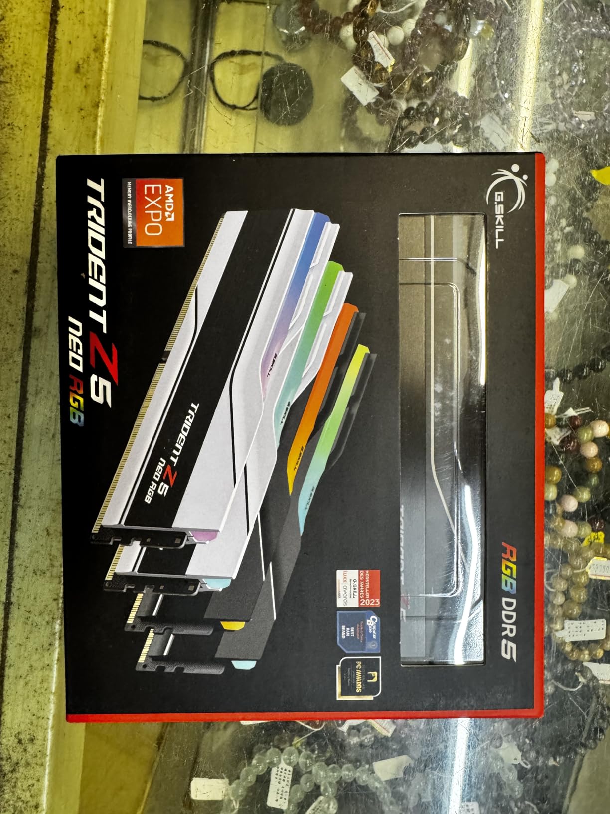 G.SKILL Trident Z5 Neo RGB Series DDR5 RAM (AMD EXPO & Intel XMP 3.0) 128GB (2x64GB) 6000MT/s CL34-44-44-96 1.35V Desktop Computer Memory U-DIMM - Matte Black customer photo 2