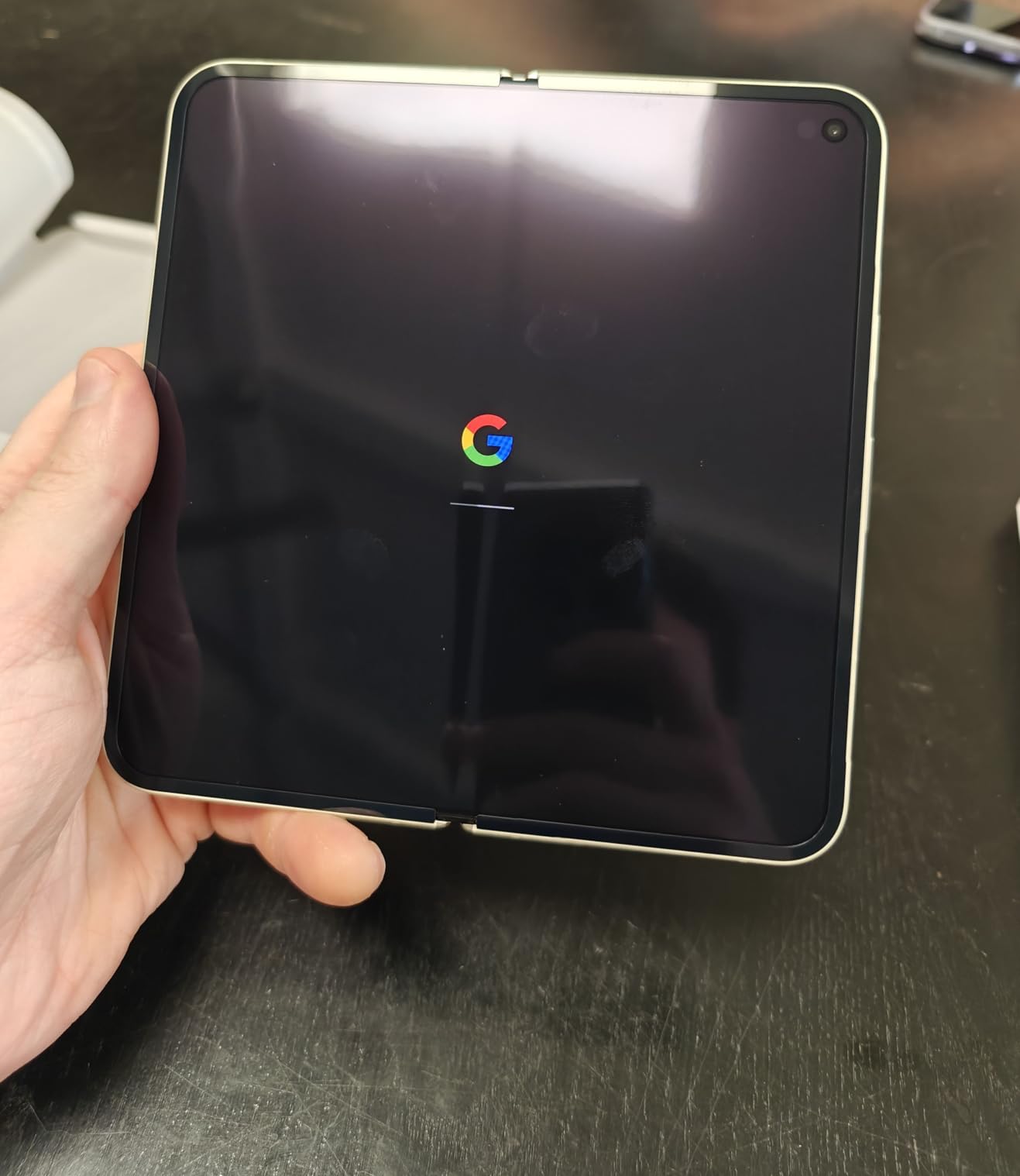 Google Pixel 10 Pro Fold - Unlocked Android Smartphone - Gemini AI Assistant - Advanced Triple Rear Camera System - 24+ Hour Battery - Foldable Display - Moonstone - 256 GB (2025 Model) customer photo 1
