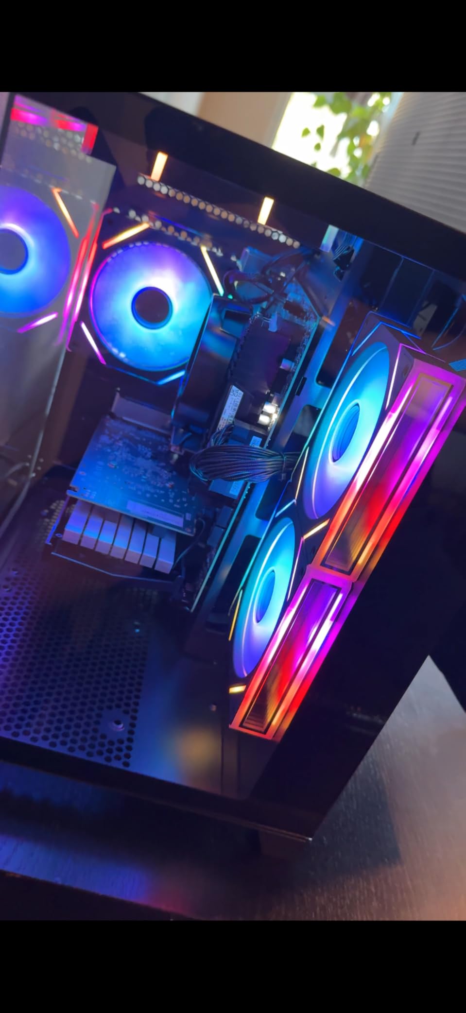 Gaming Desktop Computer PC,AMD Ryzen 5 5600,RTX3050 6GB,32GB DDR4 RAM and 1TB M.2 NVMe PCle,ARGB Fan,WiFi,Game Design Office Console,Sea View Room,Prebuilt Gaming PC Tower customer photo 1