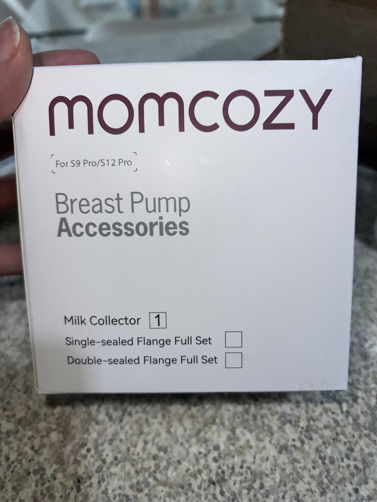 Momcozy S9 Pro Upgraded Wearable Breast Pump, Hands-Free Design with Extended Battery Life & LED Display, Double Electric Portable Pump with 2 Modes & 9 Levels, 24mm, 1-Pack, Gray customer photo 2