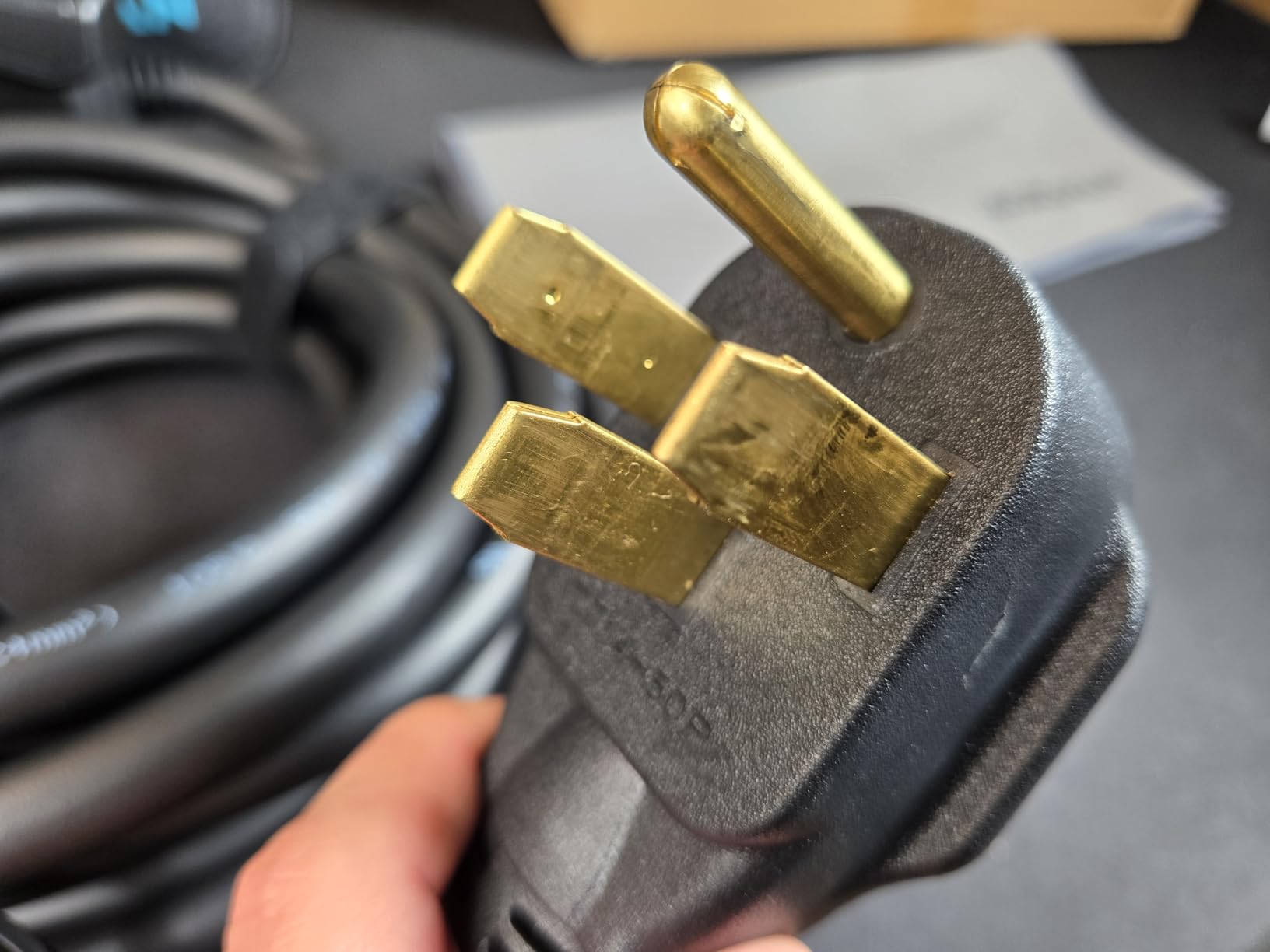 bokman Portable Level 2 & Level 1 EV Charger (240V, 32A), 20ft Cable and NEMA 14-50 Plug and NEMA 5-15 Adapter for Household Socket, Current Adjustable 6-32Amp (J1772 Connector) customer photo 2
