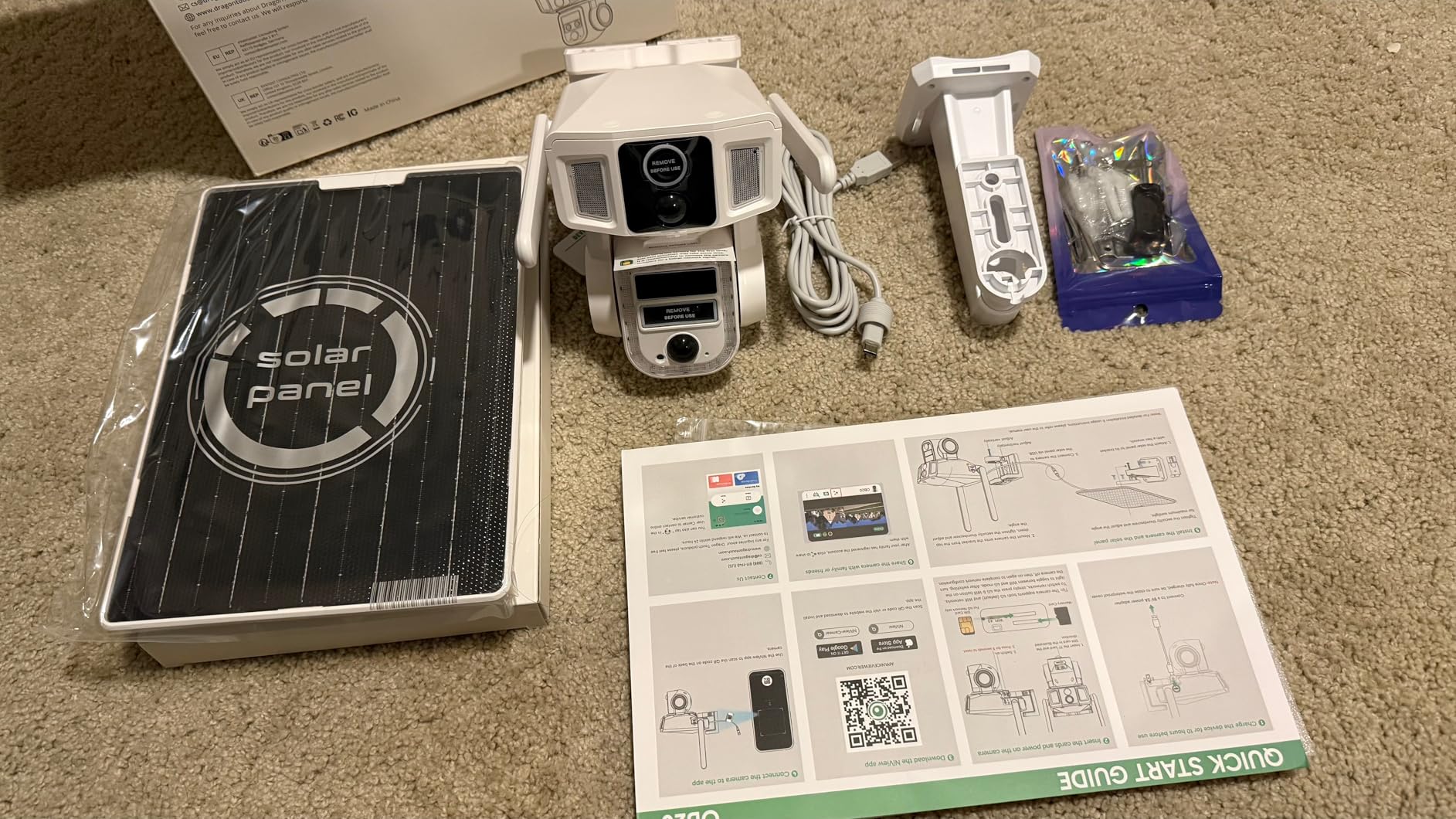 Dragon Touch 4G LTE Cellular Security Camera Outdoor, 4K Wireless Solar Bullet-PTZ Cam, 3 Lens, 10x Optical Zoom, 4G or WiFi 2 Mode, 360° PTZ AI Tracking, SIM Card and 64GB SD Card Included customer photo 2