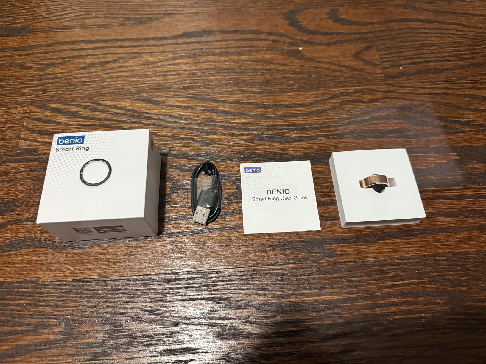 BENIO Gen 2 Smart Ring for Women & Men, Heart Rate, Fitness Tracker with Sleep, Step/Sleep/Blood Oxygen/Heart Rate Tracker, 5ATM Waterproof for iOS and Android, No Subscription, Xmas Gifts, Rose Gold 7 customer photo 2