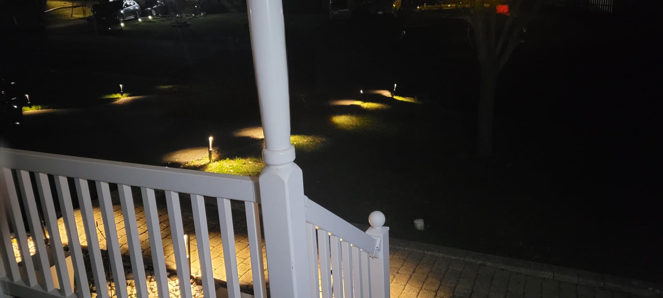Low Voltage LED Landscape Lights Kit, 5W Auto Sensor Pathway Lights, Outdoor Driveway Garden Lighting with 100W Transformer and Connectors, Aluminum, 12-24V AC/DC, IP66, 2700K, 12 Pack customer photo 1