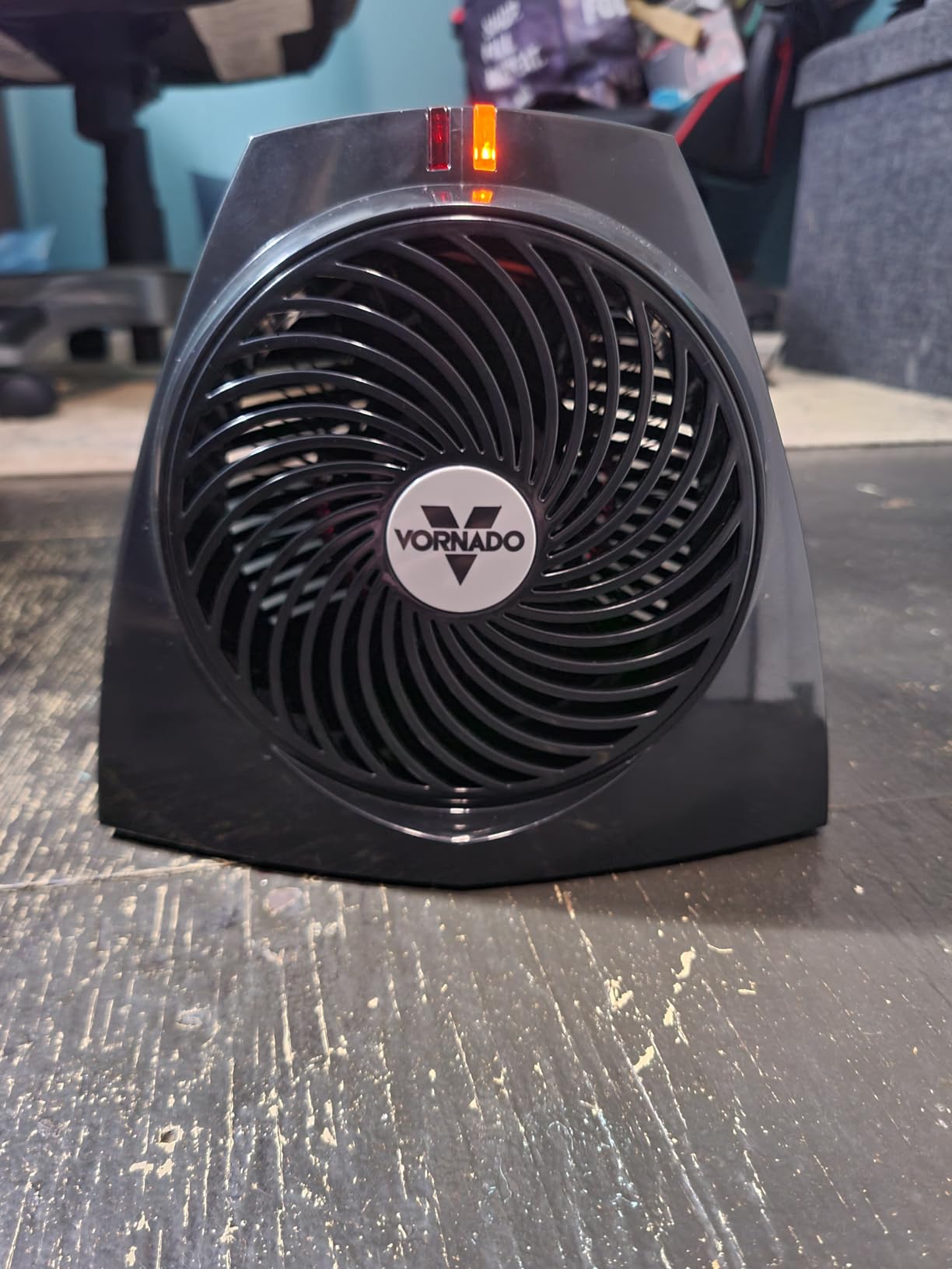 Vornado VH202 (2025) Personal Space Heater, Advanced Safety Features, 2 Heat Settings, Direct Heating, Fan Only Setting, Cool-Touch Exterior, Signature Vortex Heat Circulation, Gentle Heating, Black customer photo 1