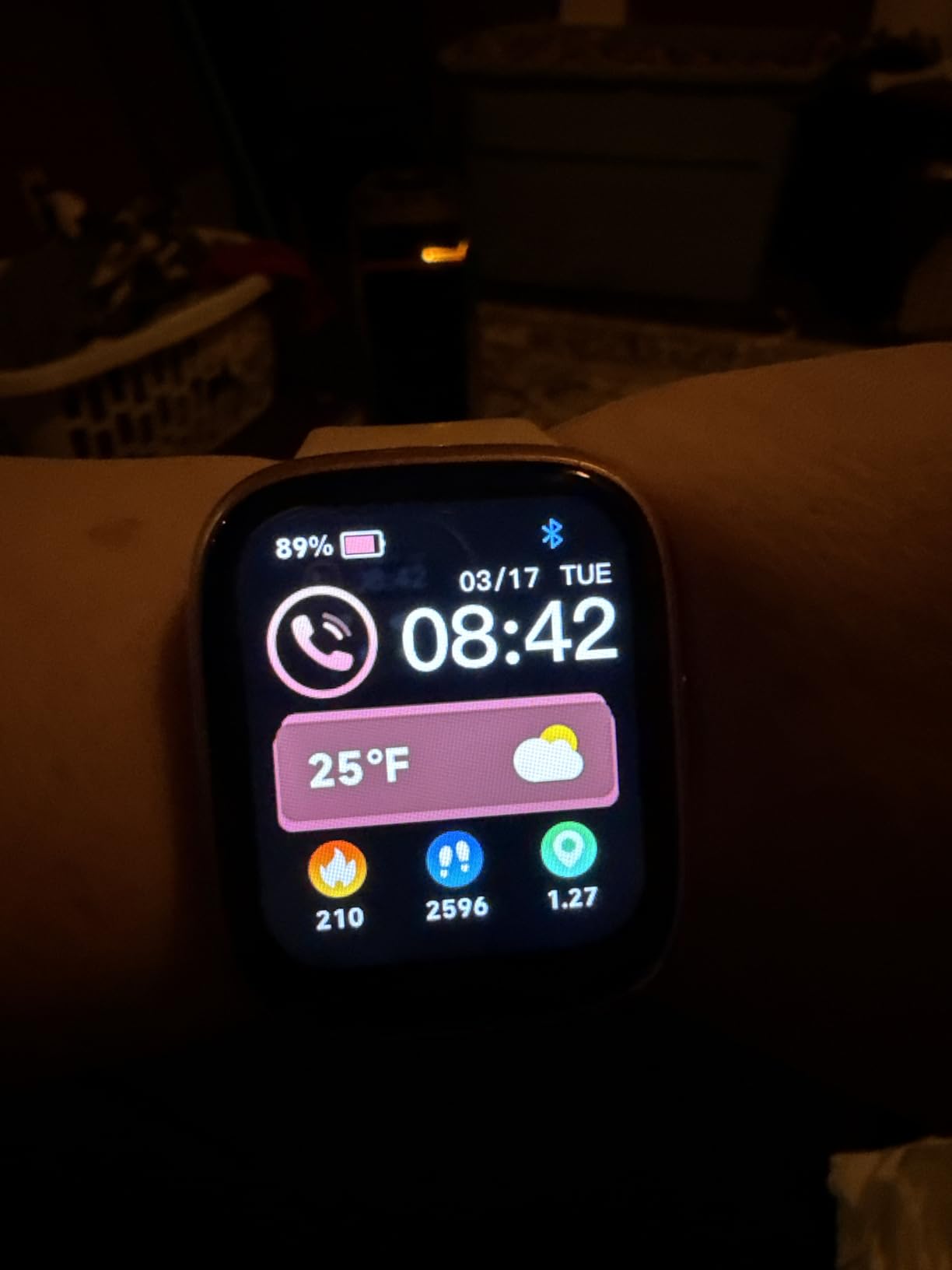 Smart Watch 2026 Upgrade for Women Men Android & iPhone [2 Bands, 44mm case, 1.83''], Alexa Built-in, Make/Answer Call, HR SpO2 Sleep Stress Monitor Fitness Tracker, IP68 Waterproof Step Counter Watch customer photo 1