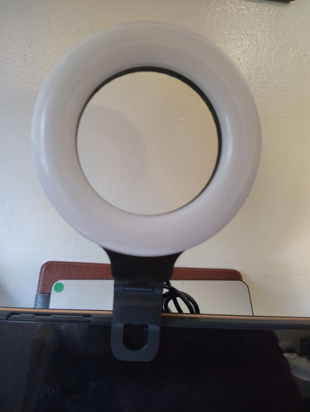Ring Light for Video Conference Lighting,360°Adjustable,Portable LED Video Conference Lighting for Monitor,Laptop&Desktop Computer,Streaming Light for Zoom Meetings, Selfie Makeup, Video Calls customer photo 2