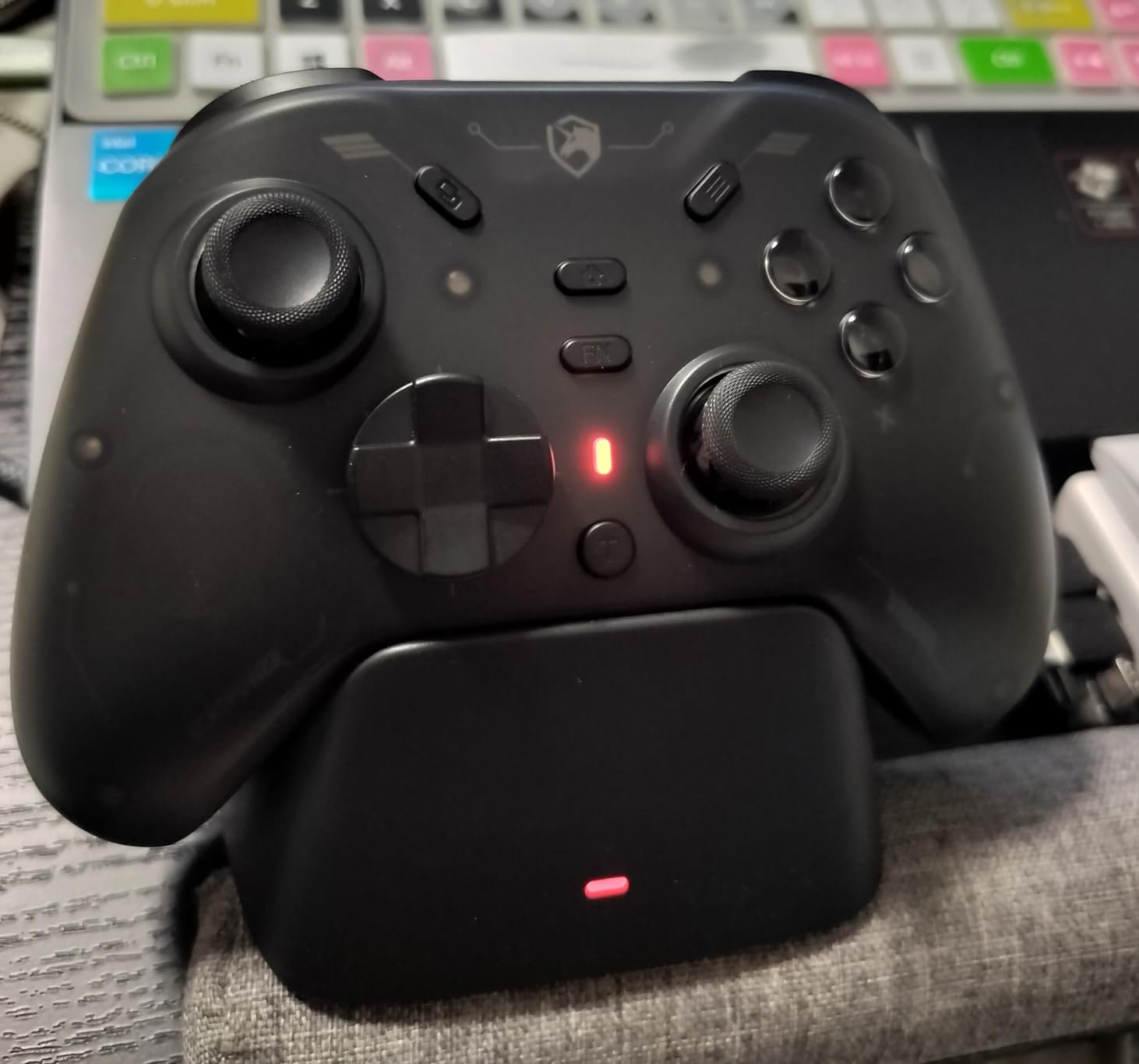 ECHTPower PC Gaming Controller - Wireless for PC with Hall-Effect Joysticks, 1000Hz Polling Rate, No Drift, Turbo & Vibration, Compatible with Windows/Switch/iOS/Android/Steam - Place & Charge Dock customer photo 1
