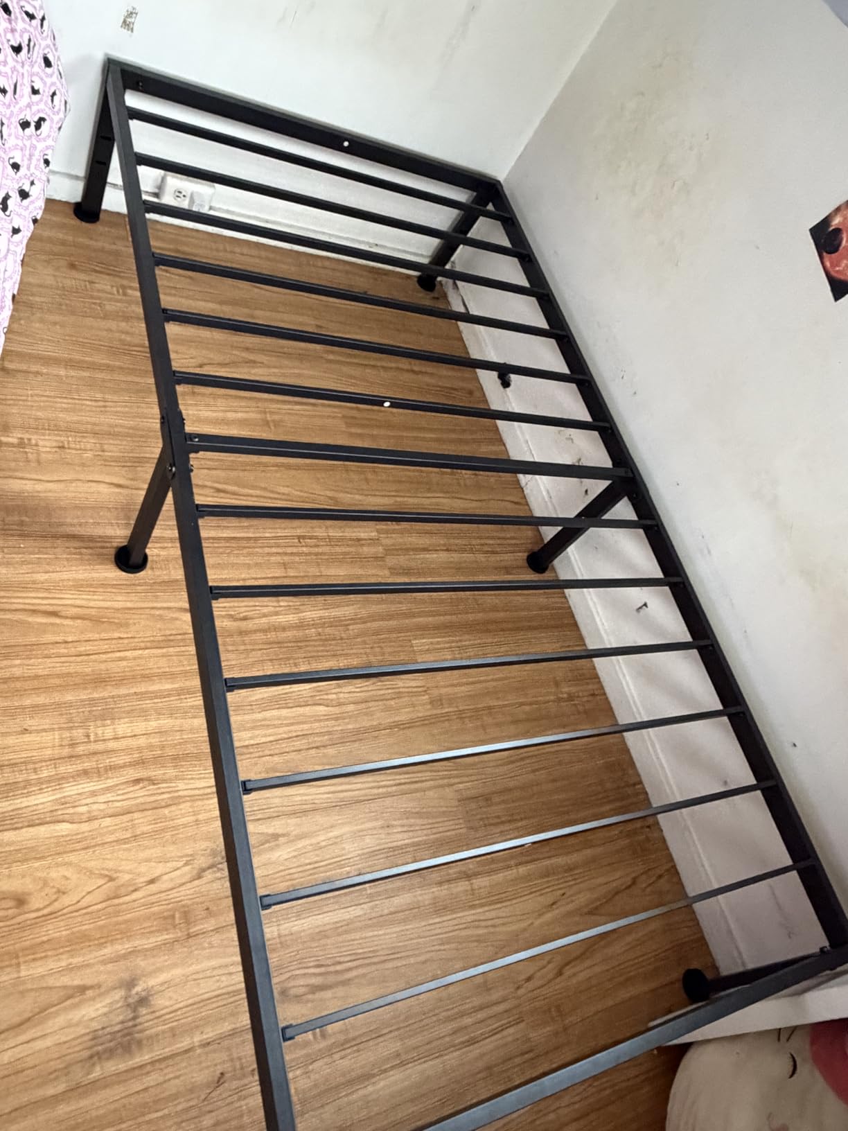 Queen Size Bed Frame, 14 Inch Metal Platform Bed Frames with Heavy Duty Steel Slat Support, No Box Spring Needed, Easy Assembly, Under Bed Storage customer photo 1