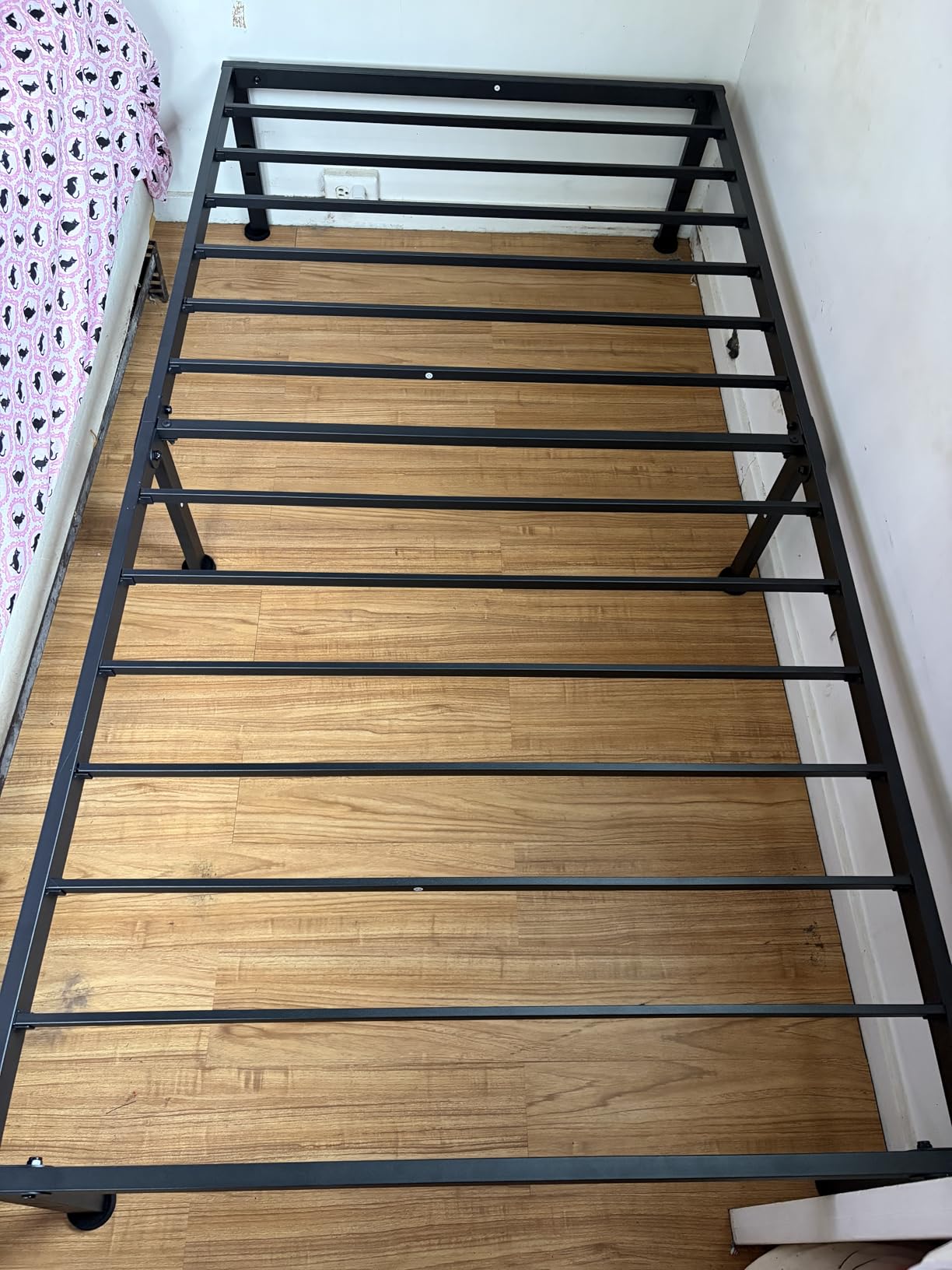 Queen Size Bed Frame, 14 Inch Metal Platform Bed Frames with Heavy Duty Steel Slat Support, No Box Spring Needed, Easy Assembly, Under Bed Storage customer photo 2