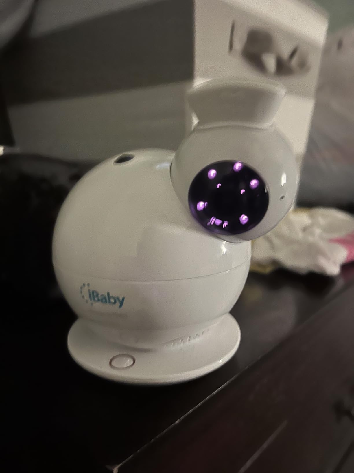 iBaby i7 Contactless Baby Breathing Monitor, Wellness Baby Monitor: Track Breathing, Sleep Pattern - 1080p WiFi Camera, 360° View, Night Vision, 2-Way Audio, Cry & Safety Alerts, Wall Mount customer photo 2