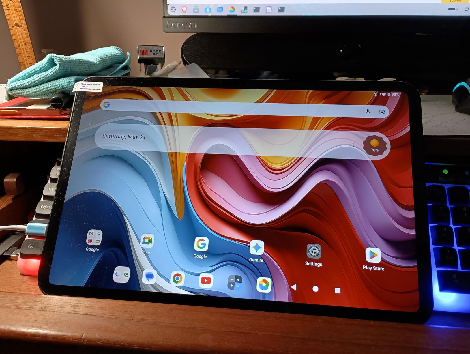 TECLAST Android 16 T65 13.4 inch Large Tablet, 20GB+128GB,120Hz 1920x1200 IPS Display,2.2Ghz Octa-Core Processor,10H 8000mAh Battery, 2.4GHz+5GHz WiFi,4G LTE,GPS, 3.5mm Headphone Jack for Music Lovers customer photo 1